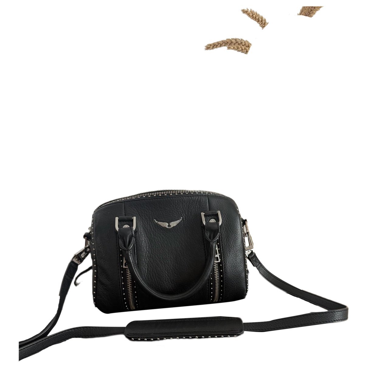 Rock leather handbag