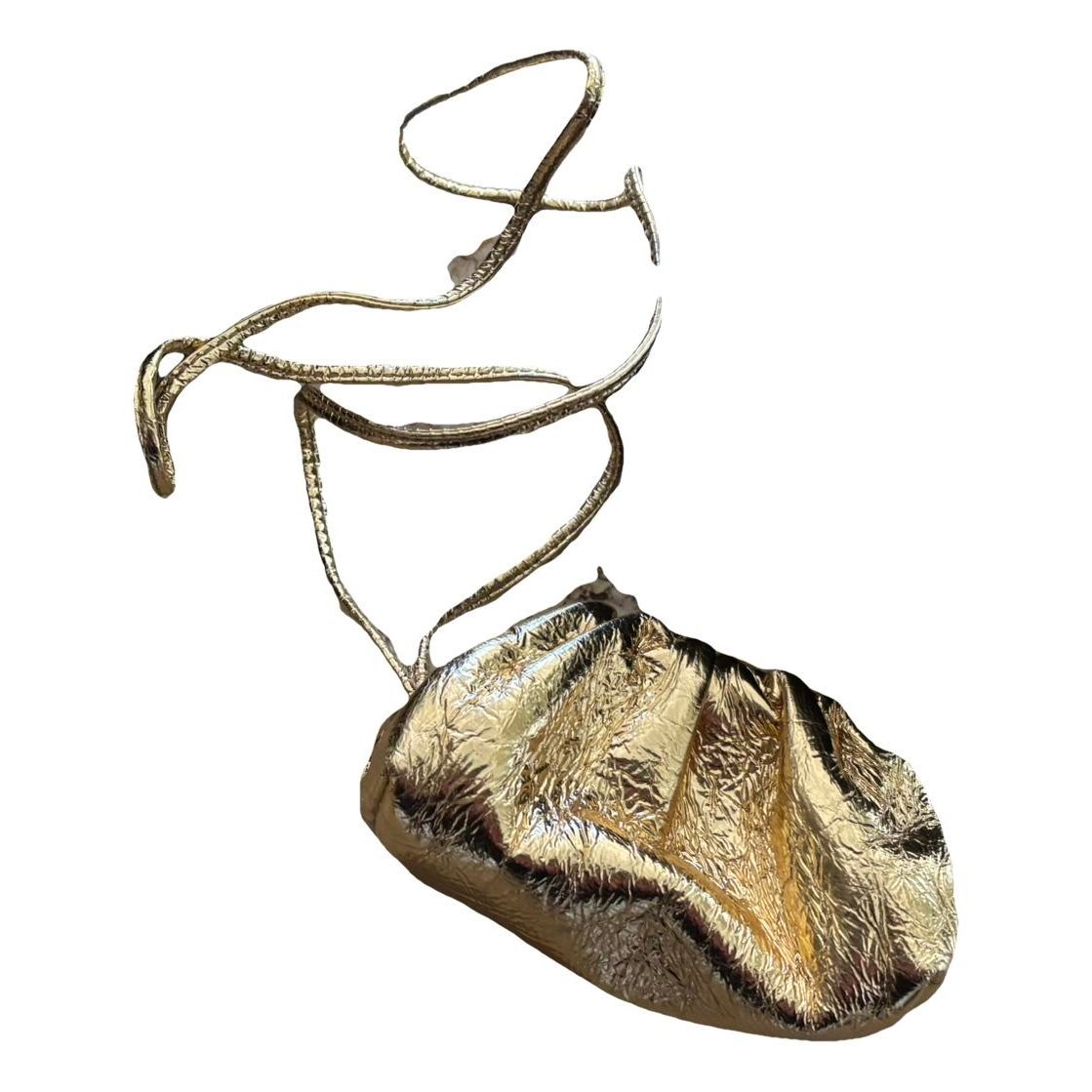 Pouch leather clutch bag