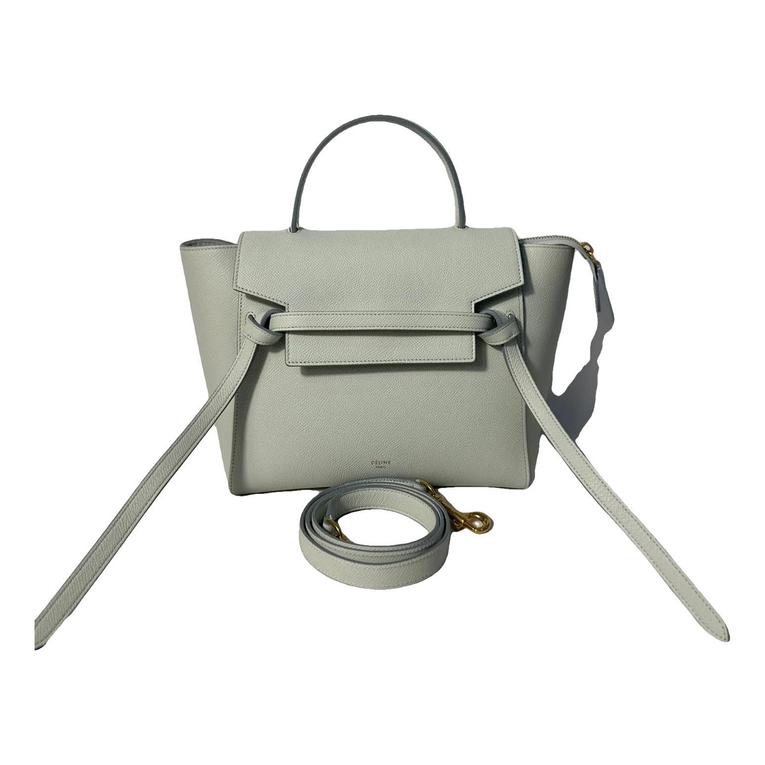 Belt leather handbag