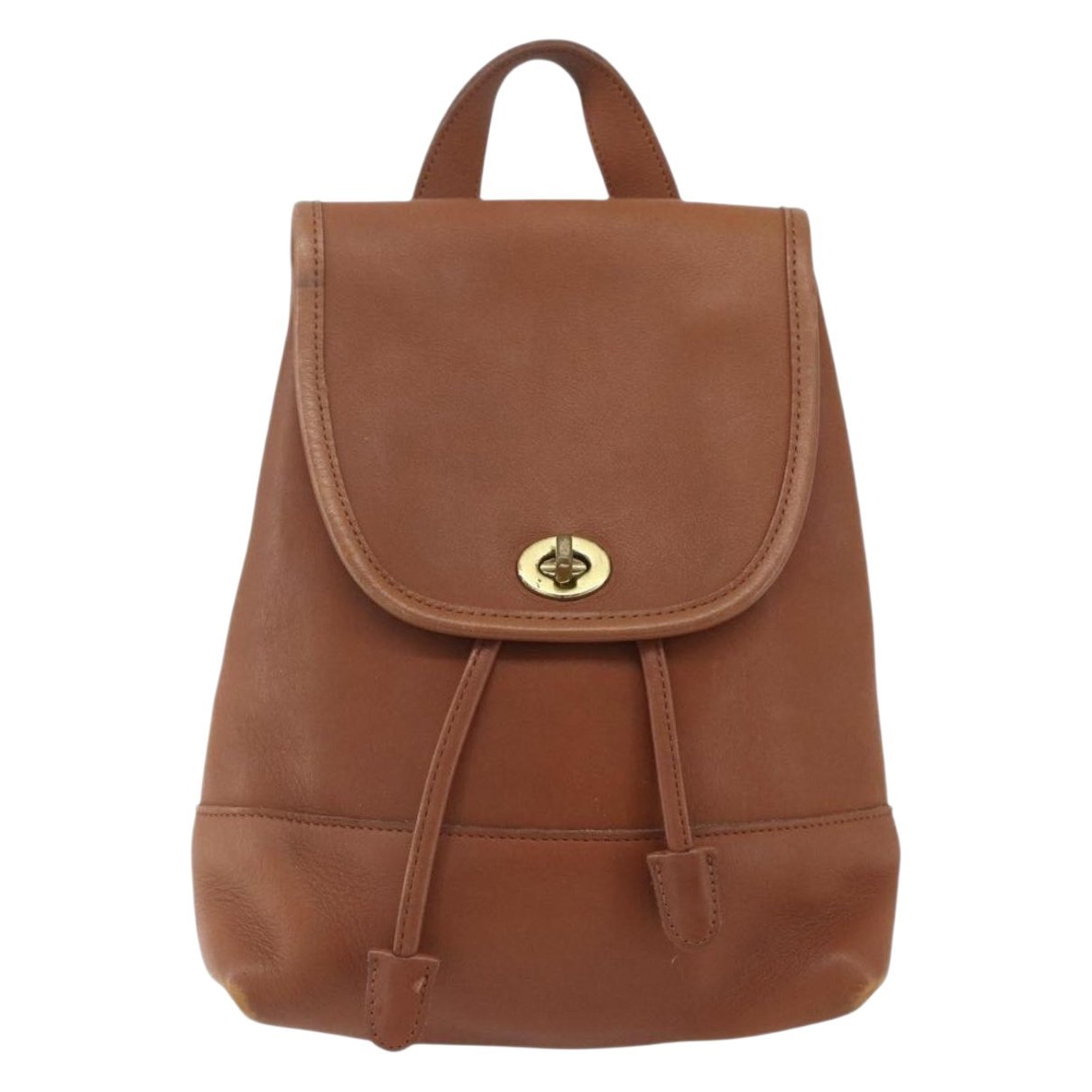 Leather backpack