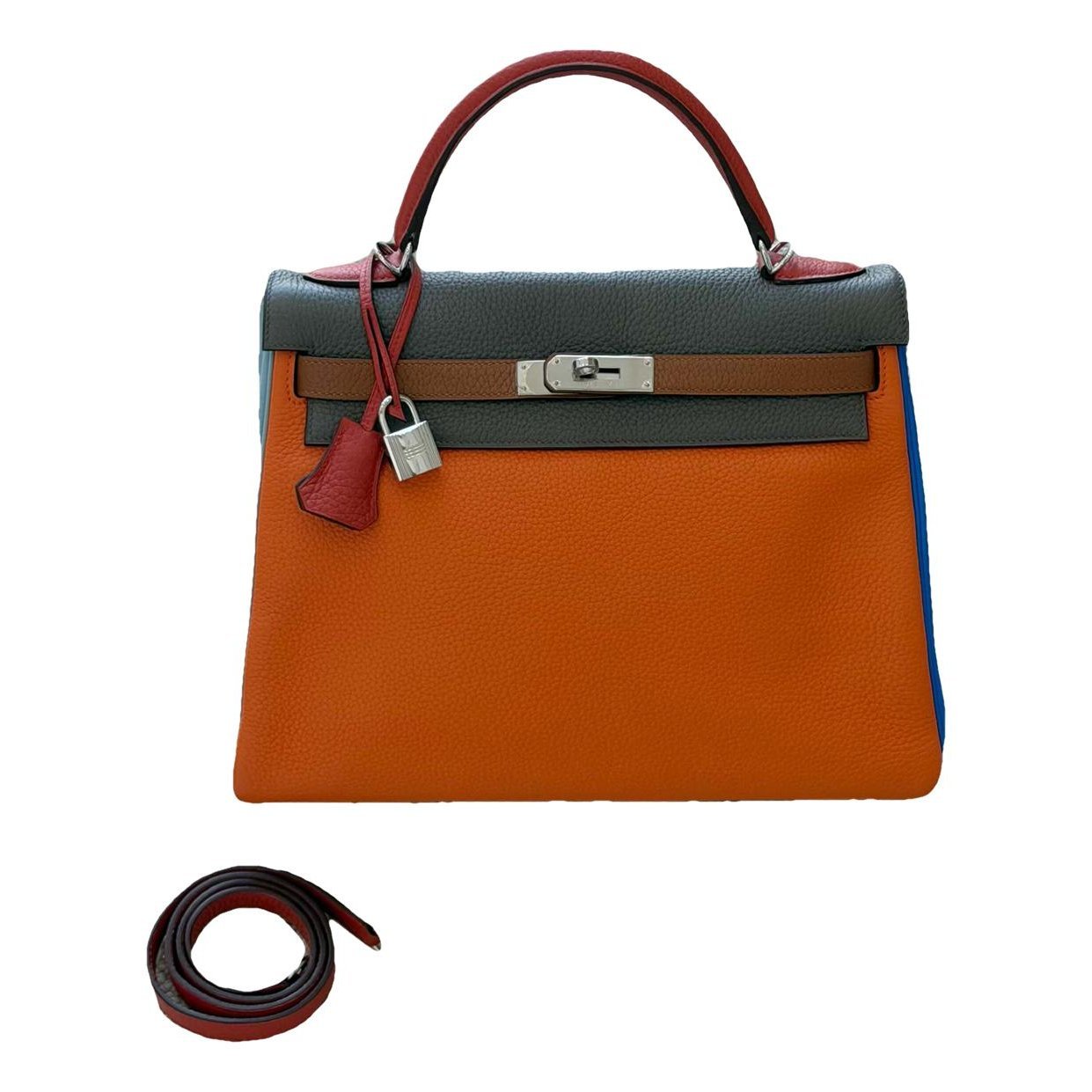 Hermes Kelly 32 Handbag Clemence Leather