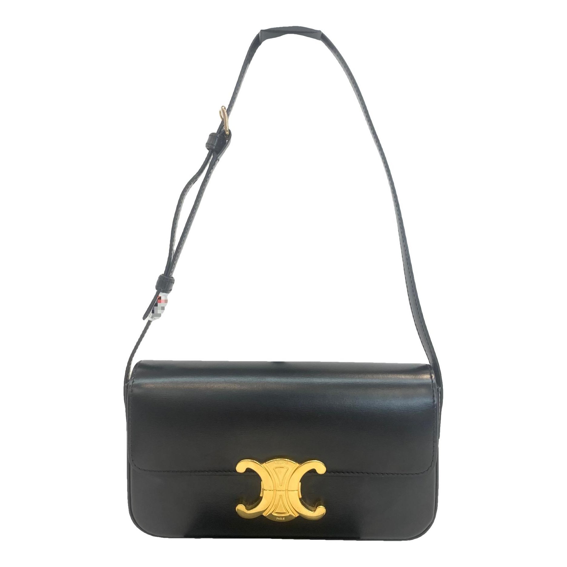 Triomphe Long leather handbag