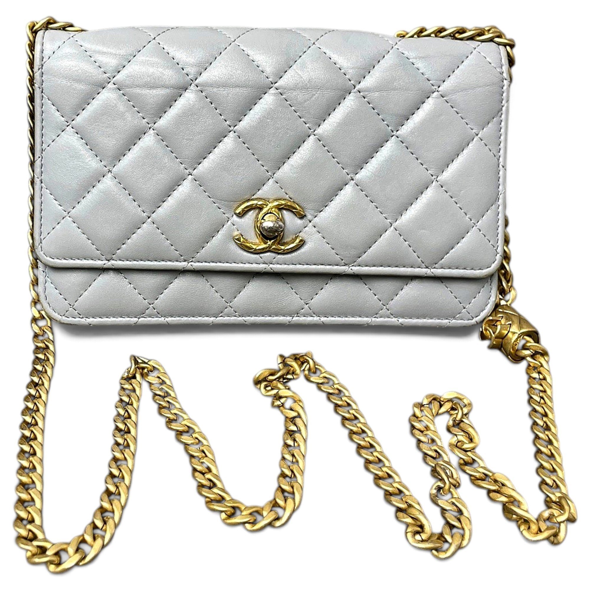 Wallet On Chain Timeless/Classique leather handbag