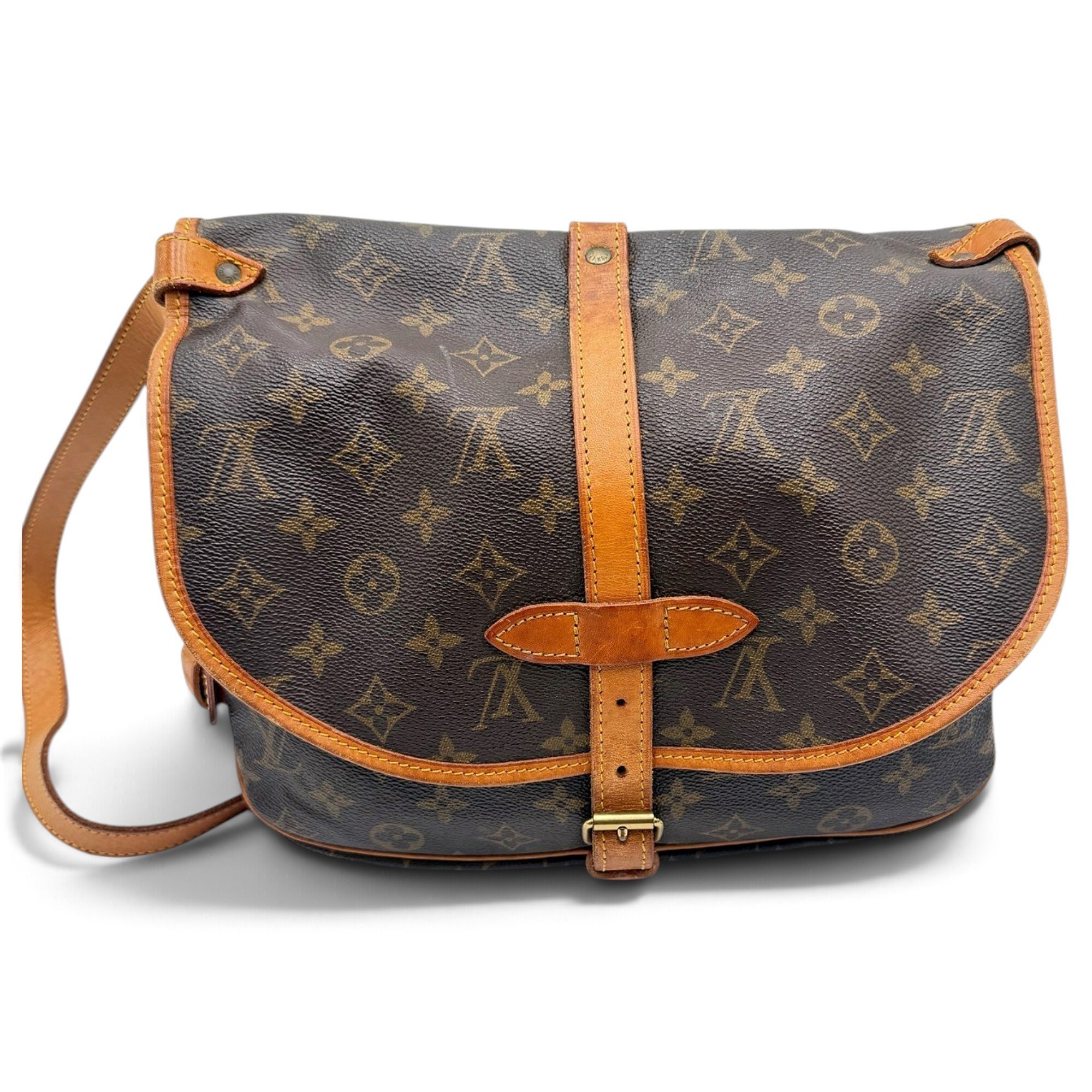 Saumur leather crossbody bag