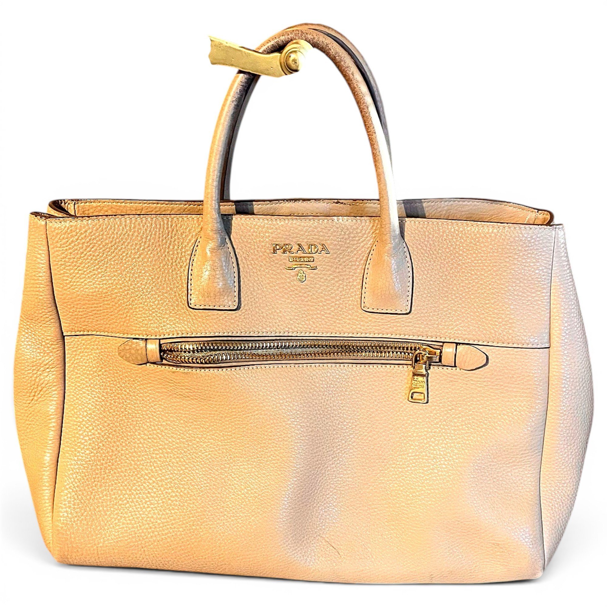 Leather tote