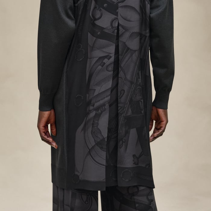 Noir Long Cardigan