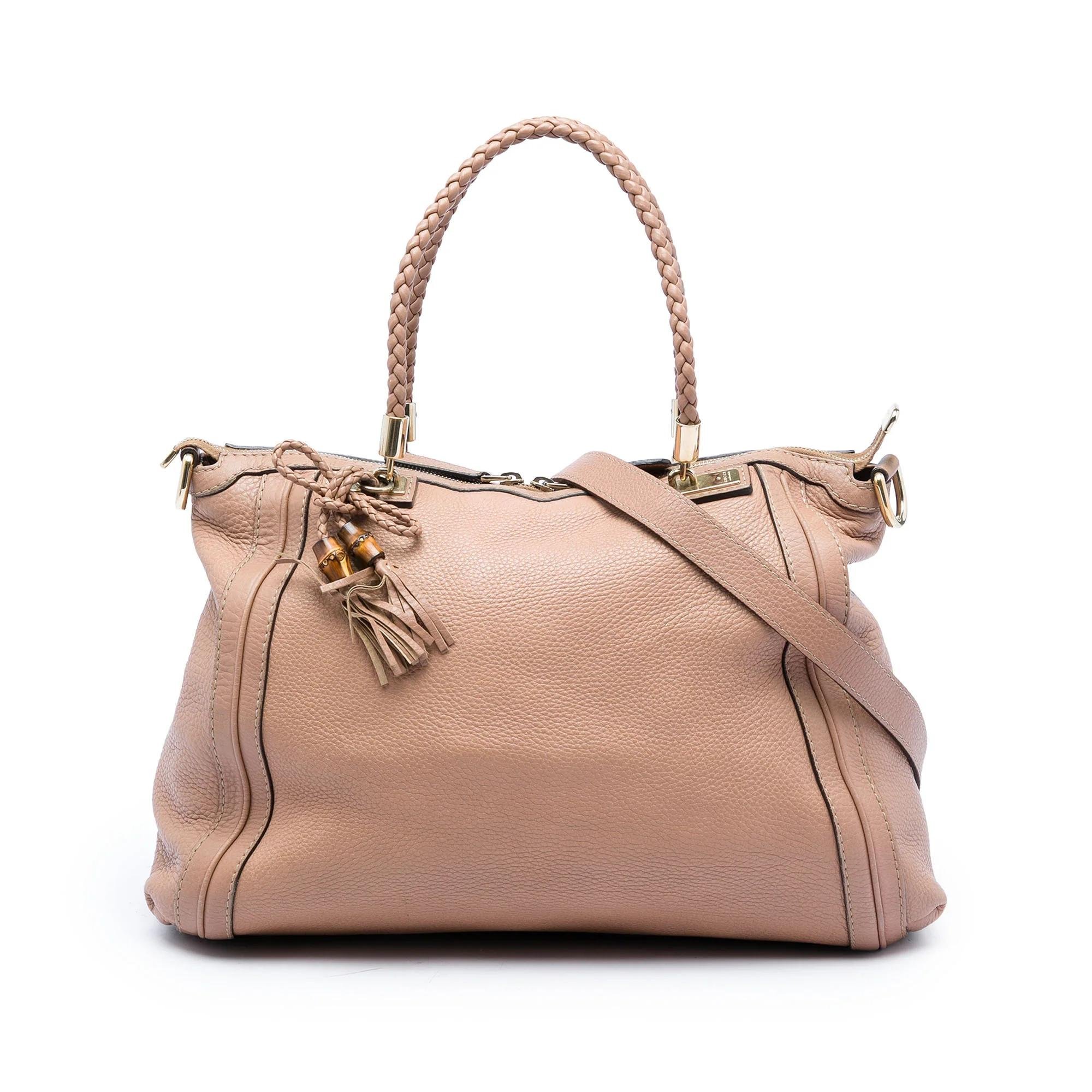 Bella pony-style calfskin satchel