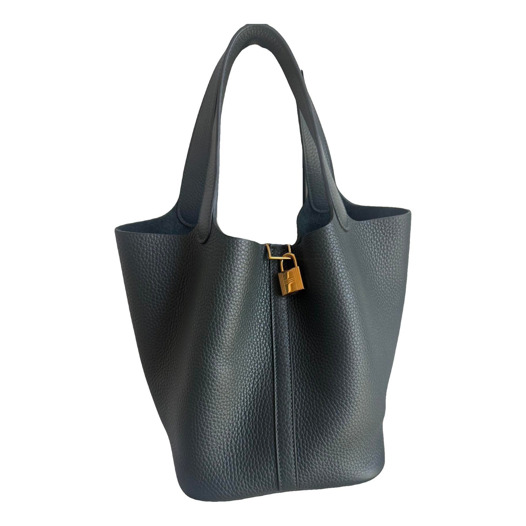 Picotin leather handbag