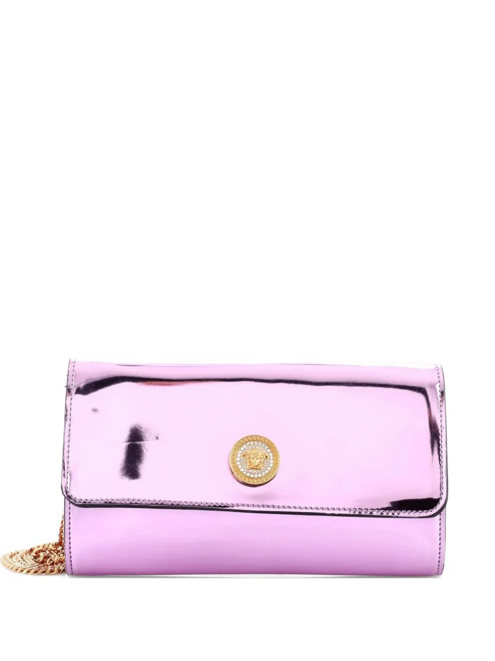 La Medusa Clutch on Chain Patent crossbody bag