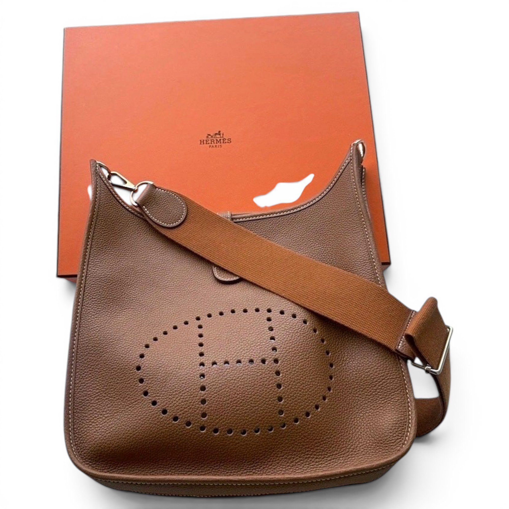 Hermes Evelyne Handbag Maurice Leather