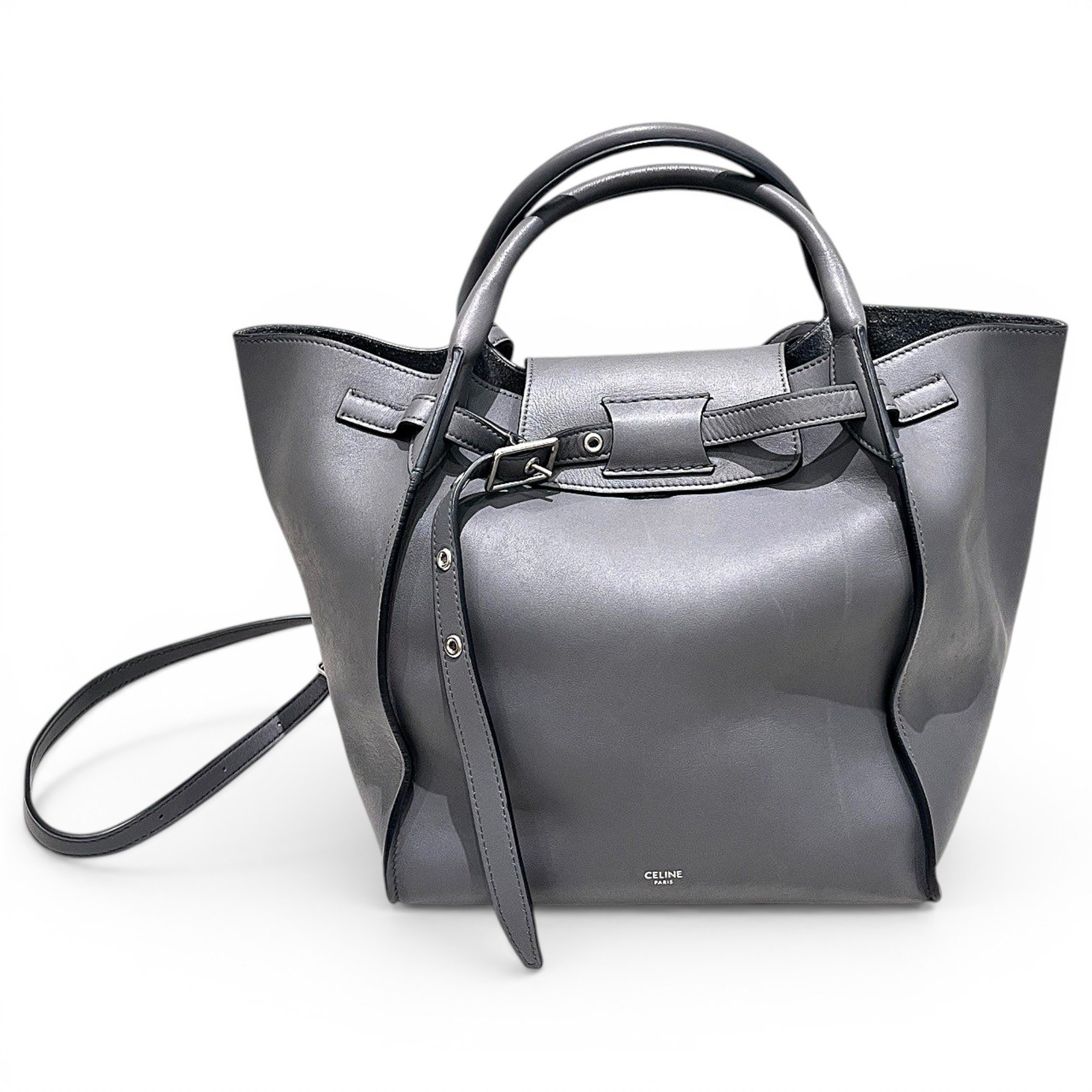 Big Bag leather handbag