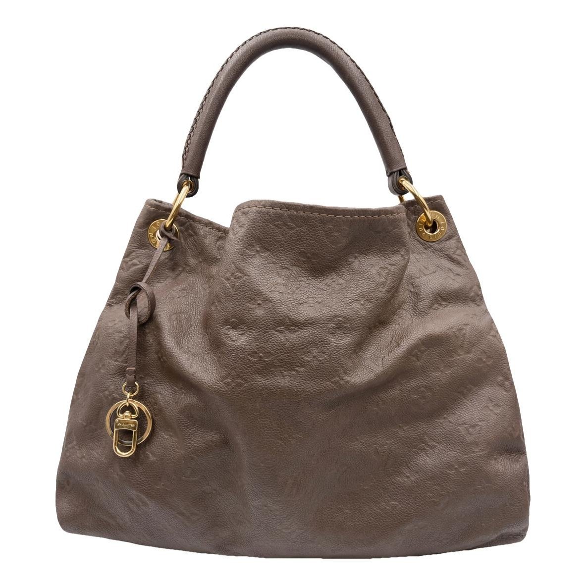 Artsy leather handbag