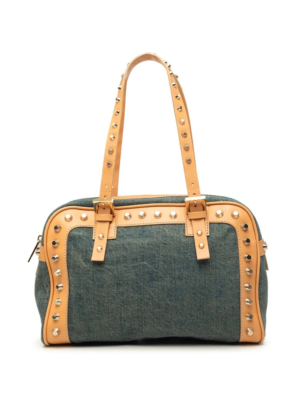 2000-2010 Studded Denim shoulder bag