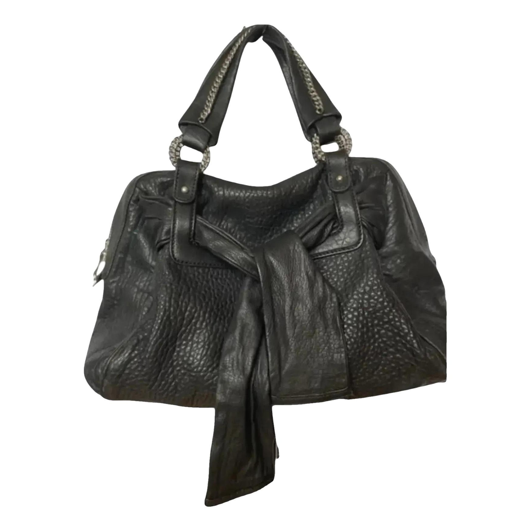 Leather handbag