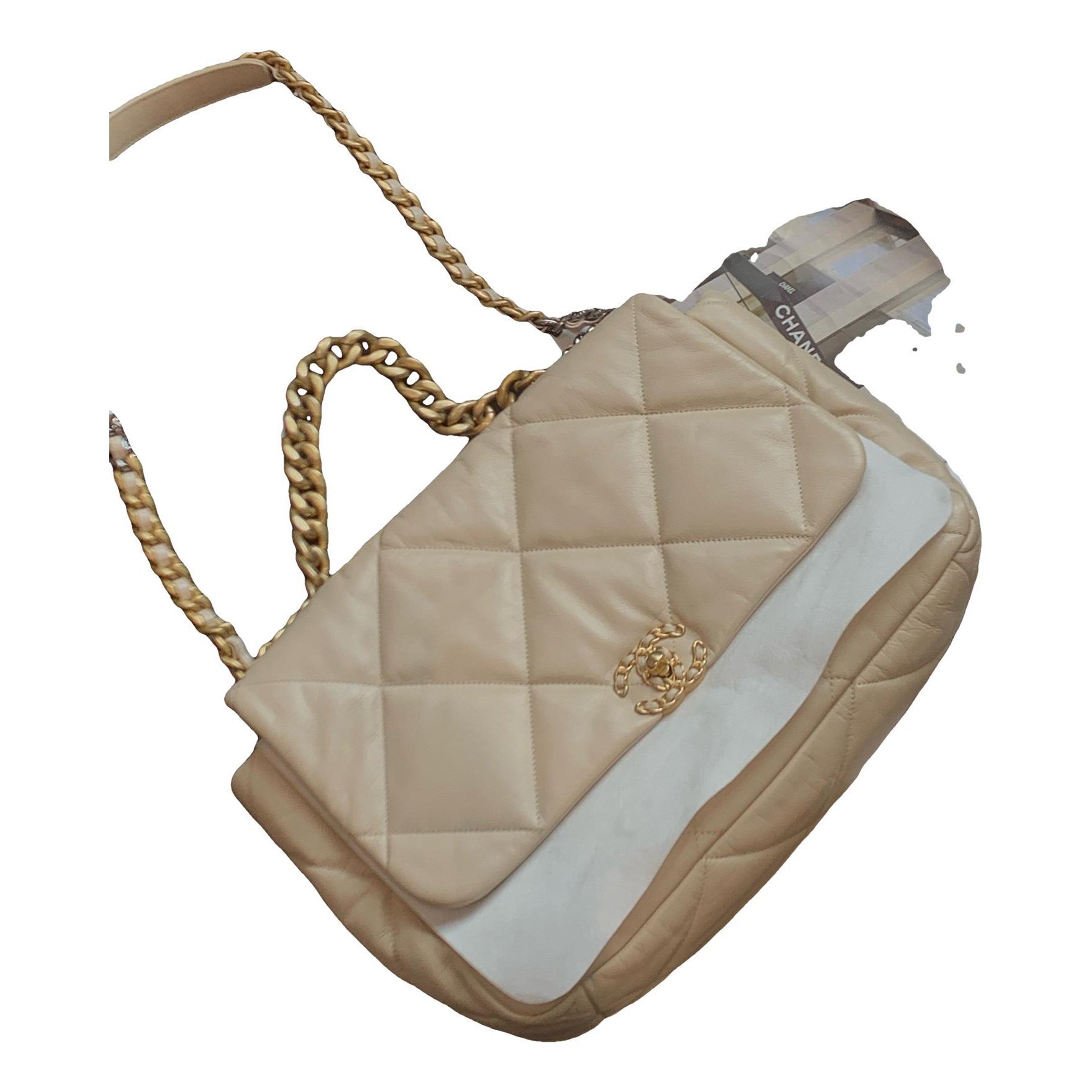 Chanel 19 leather handbag