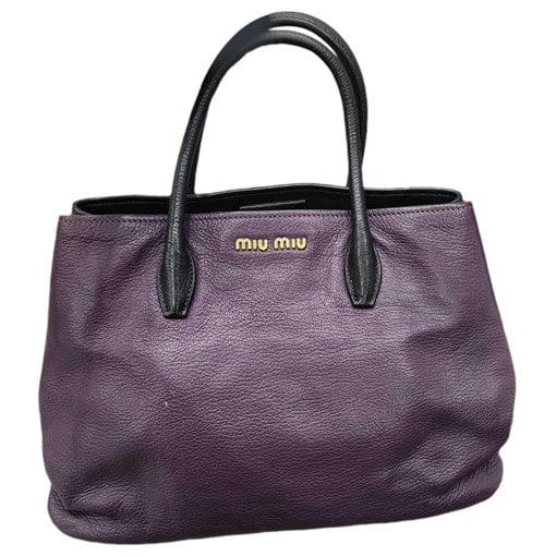 Leather tote