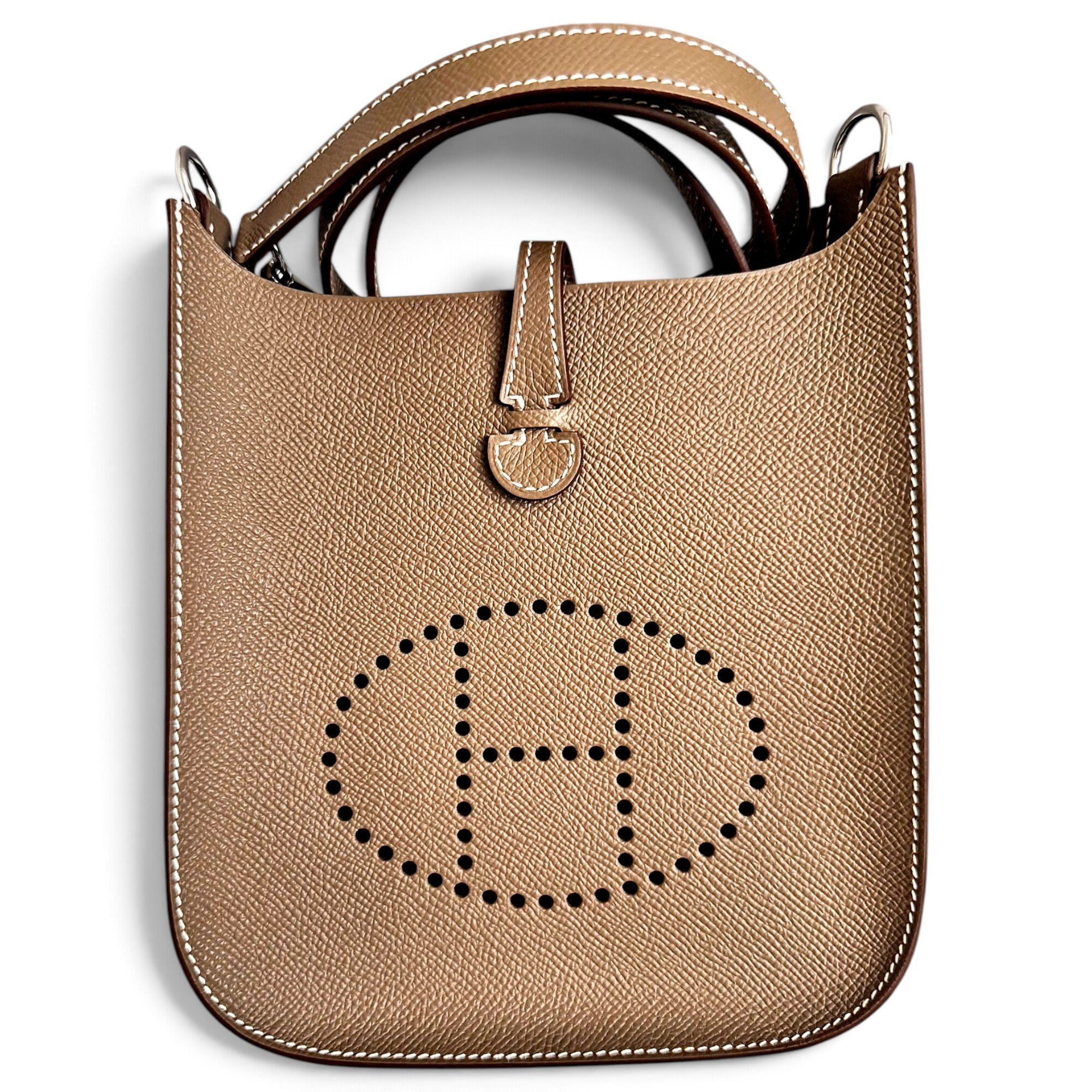 Mini Evelyne leather crossbody bag