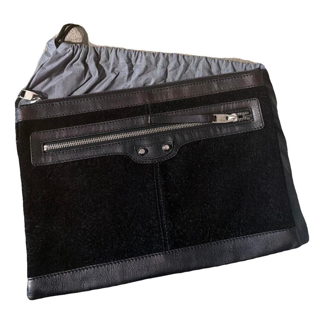 City Clip leather clutch bag