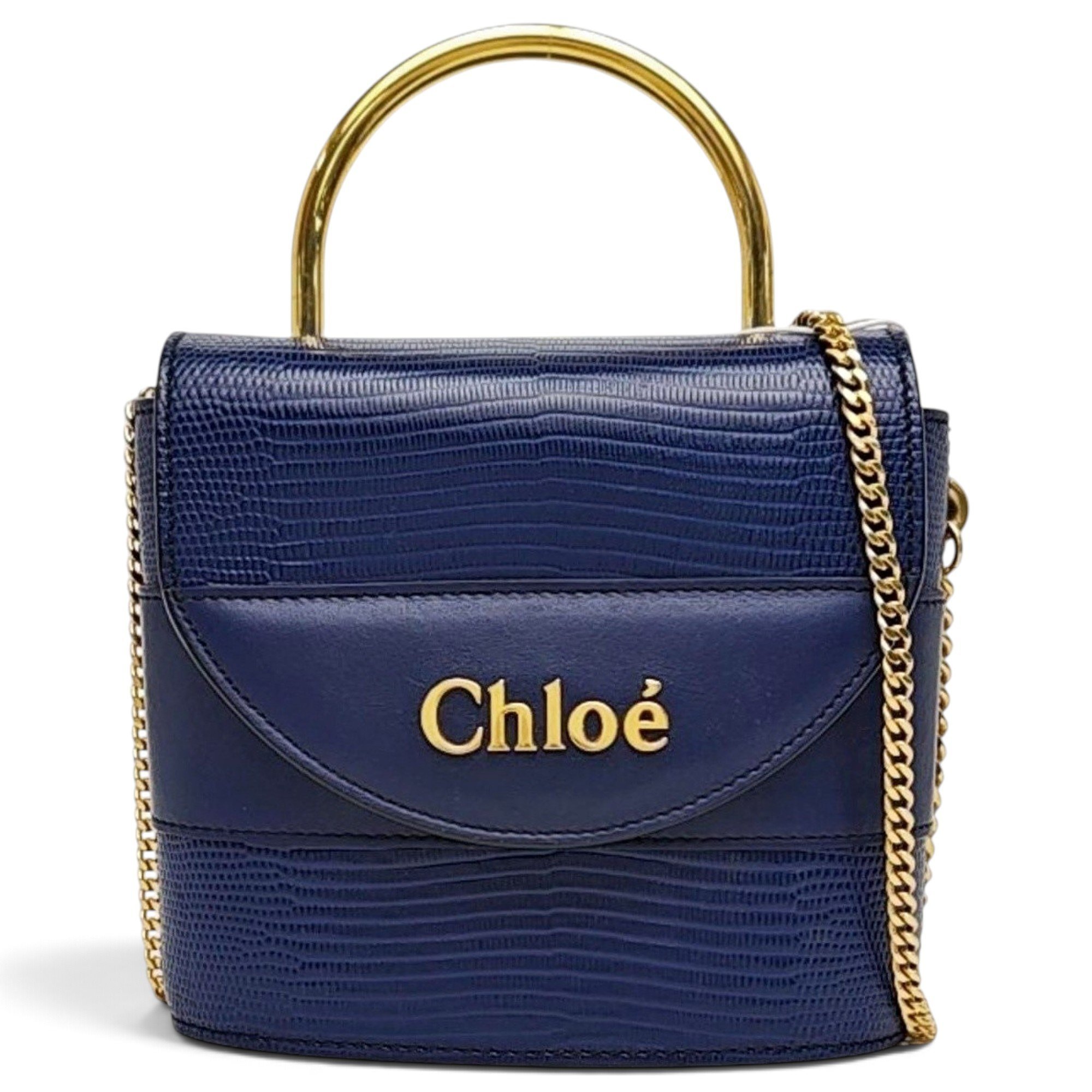 Aby leather handbag