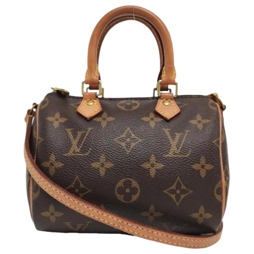 Nano Speedy / Mini HL leather handbag