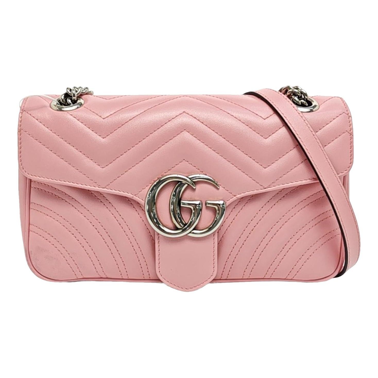 GG Marmont Flap leather crossbody bag