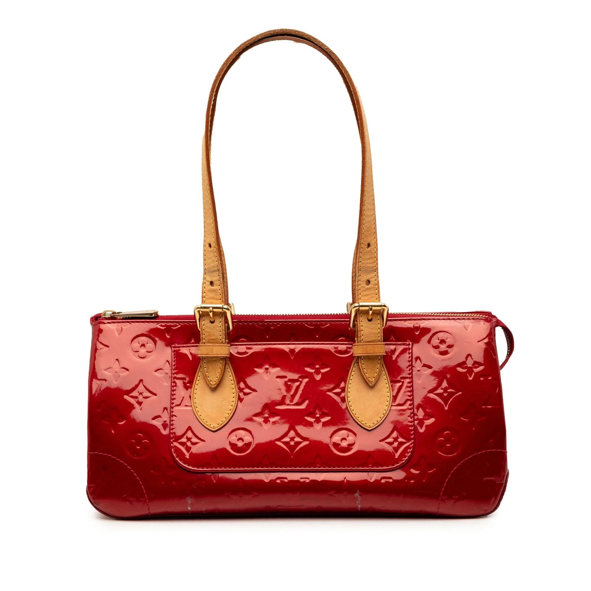 Rosewood leather handbag