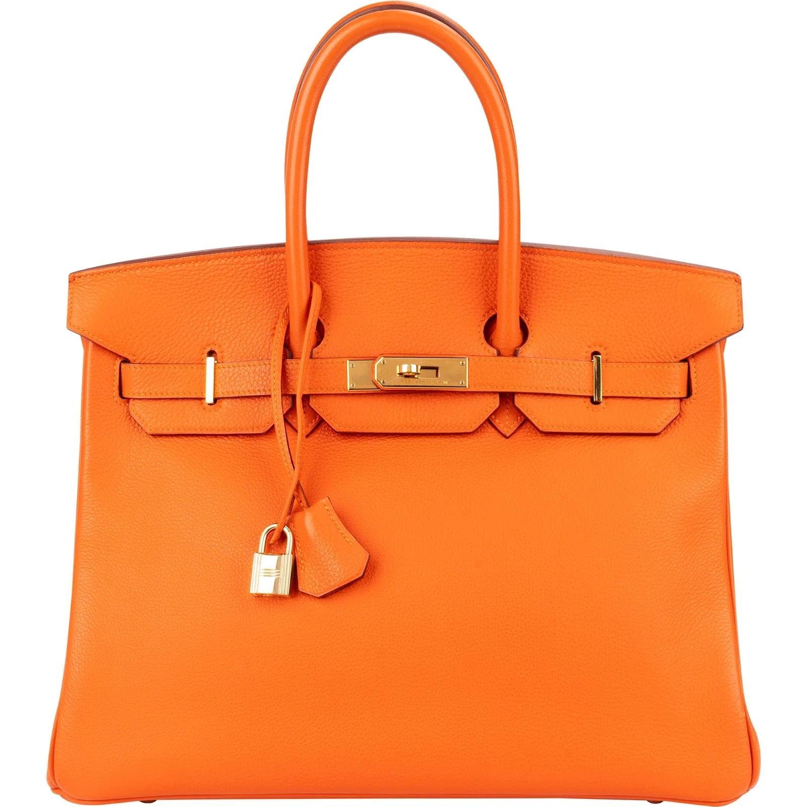 Hermes Birkin 35 Handbag Togo Leather 1999