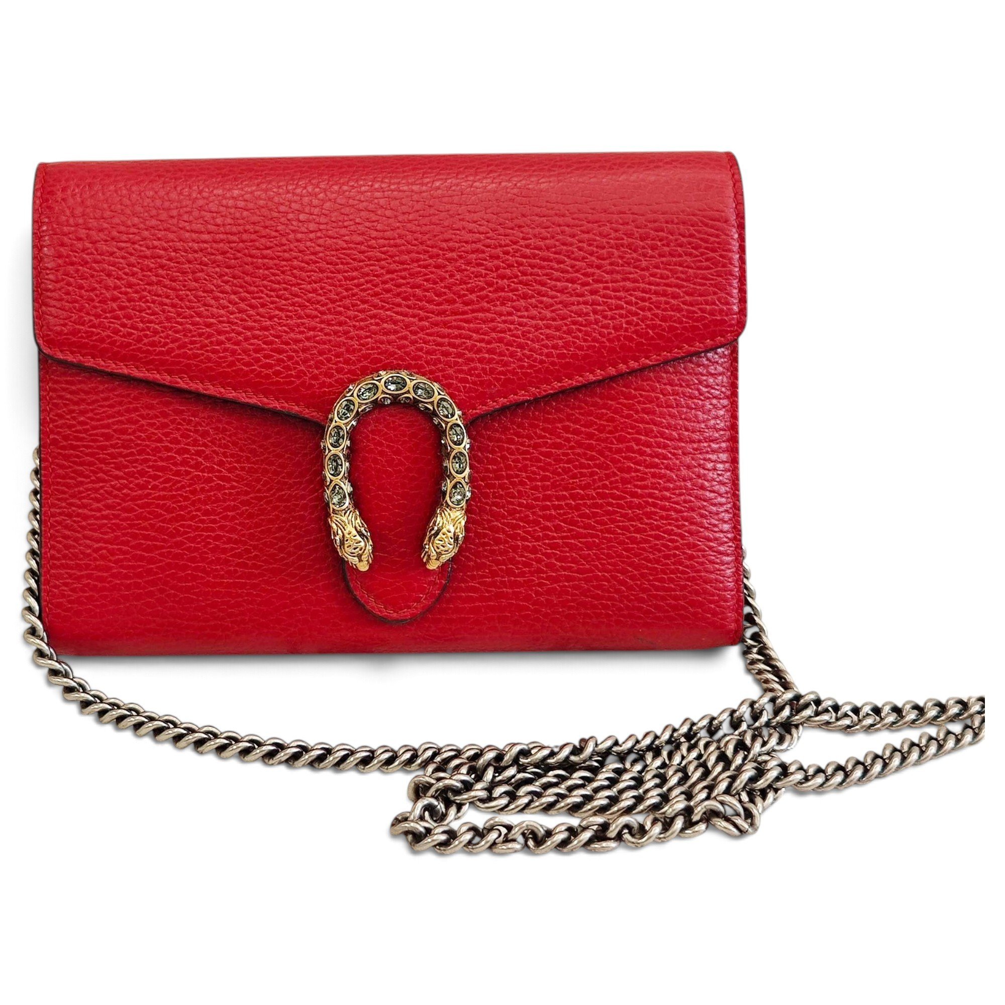 Dionysus Chain Wallet leather crossbody bag