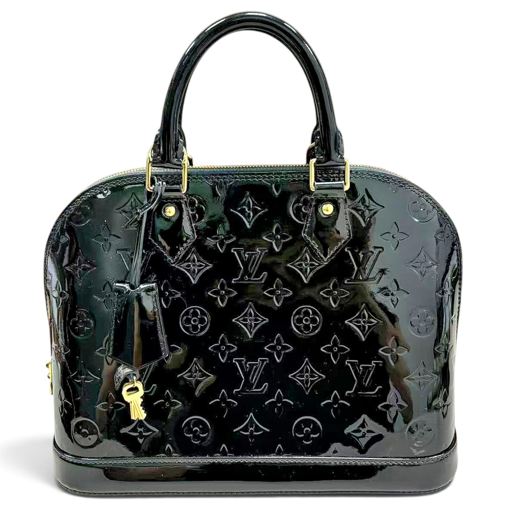 Alma patent leather handbag