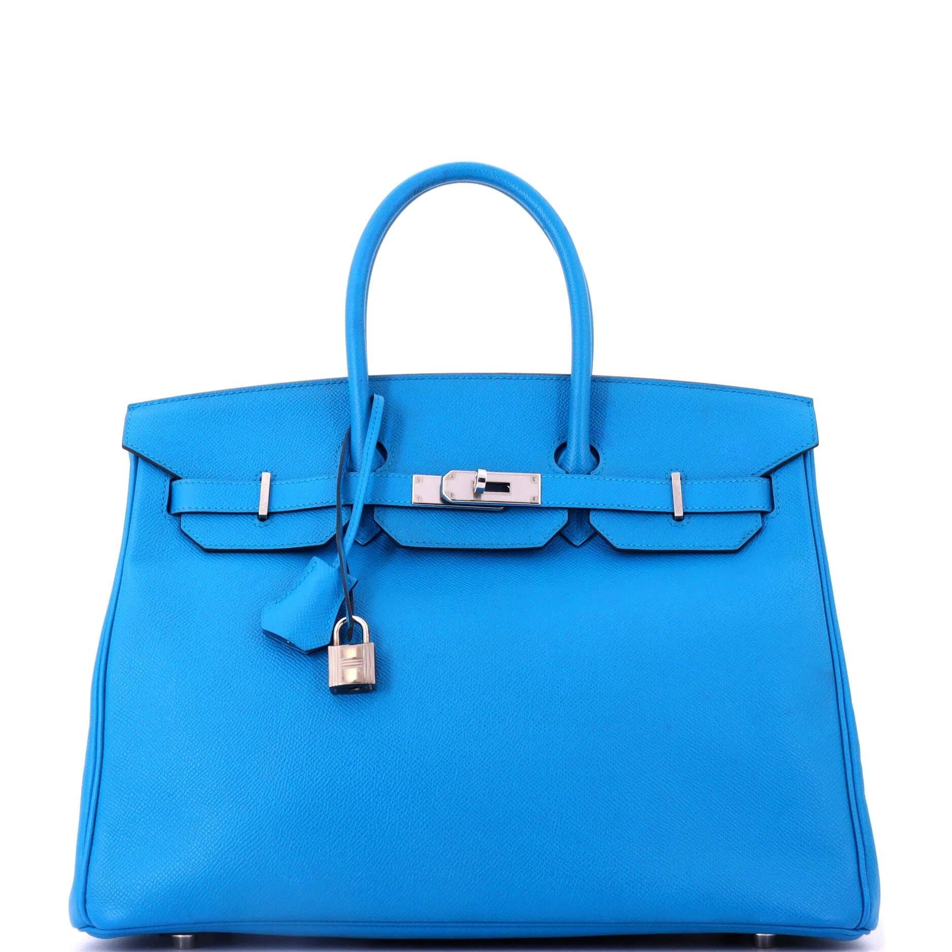 Birkin 35 leather tote