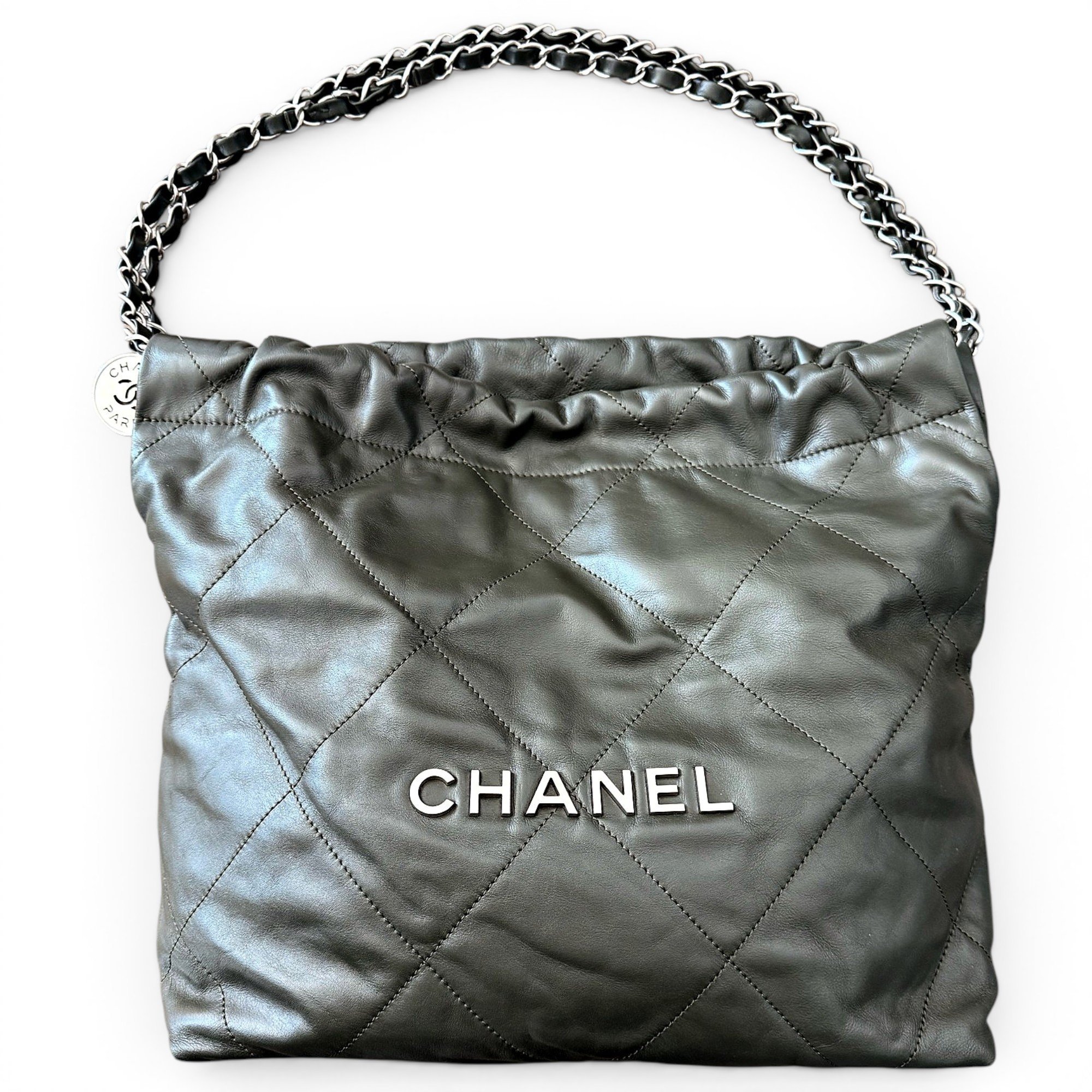 Chanel 22 leather tote