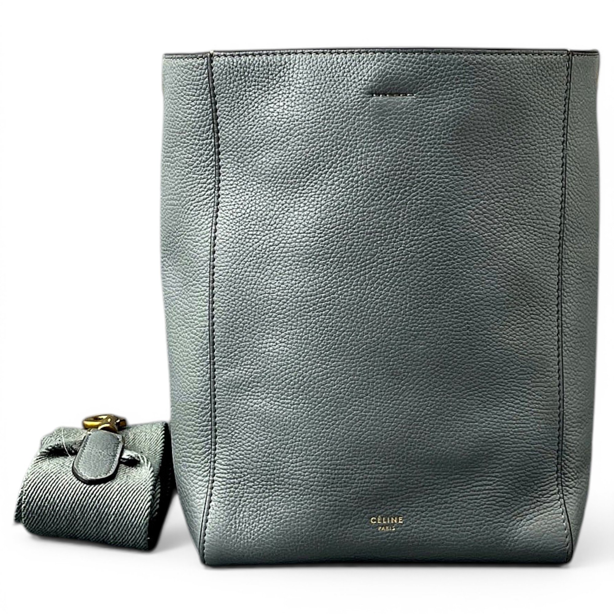 Seau Sangle leather handbag