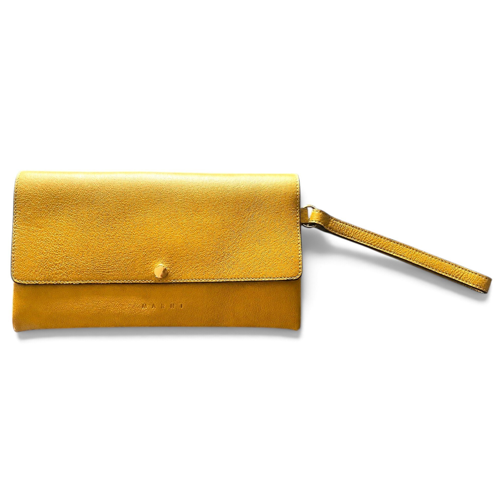 Marni Leather clutch bag