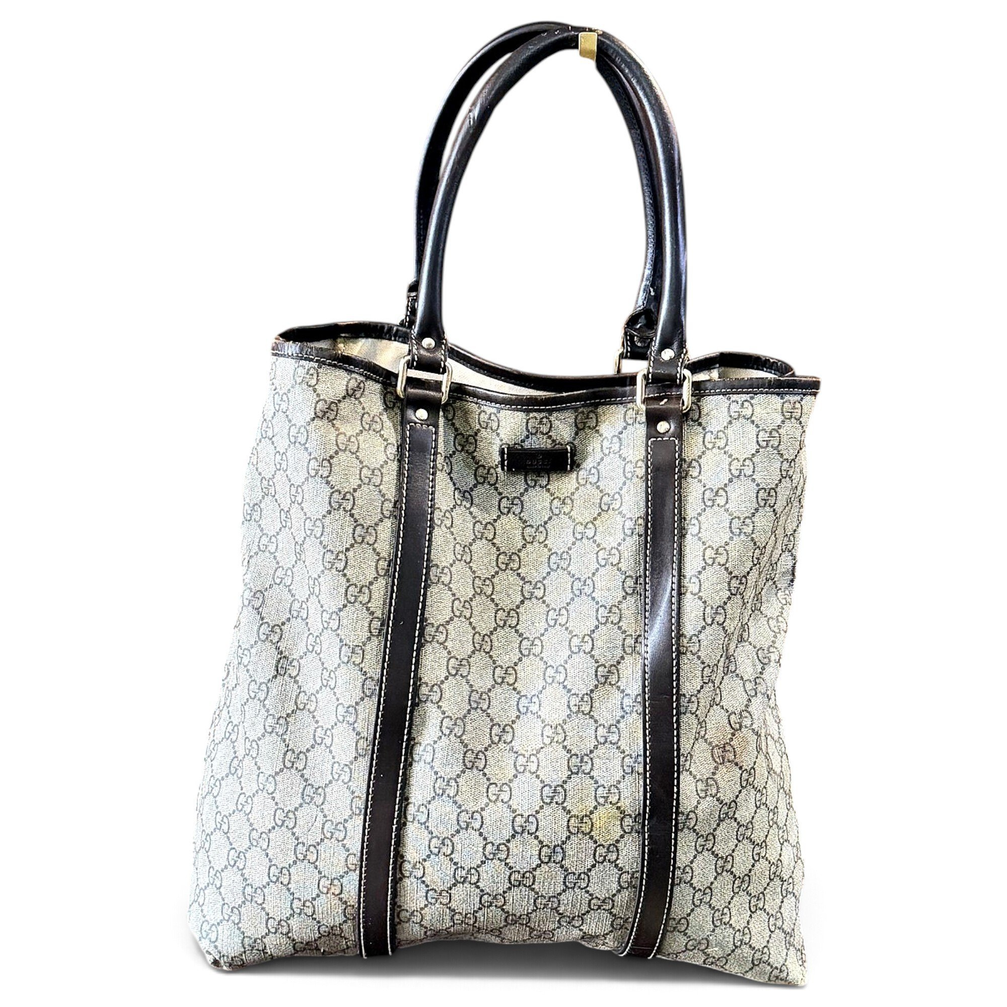 Leather tote