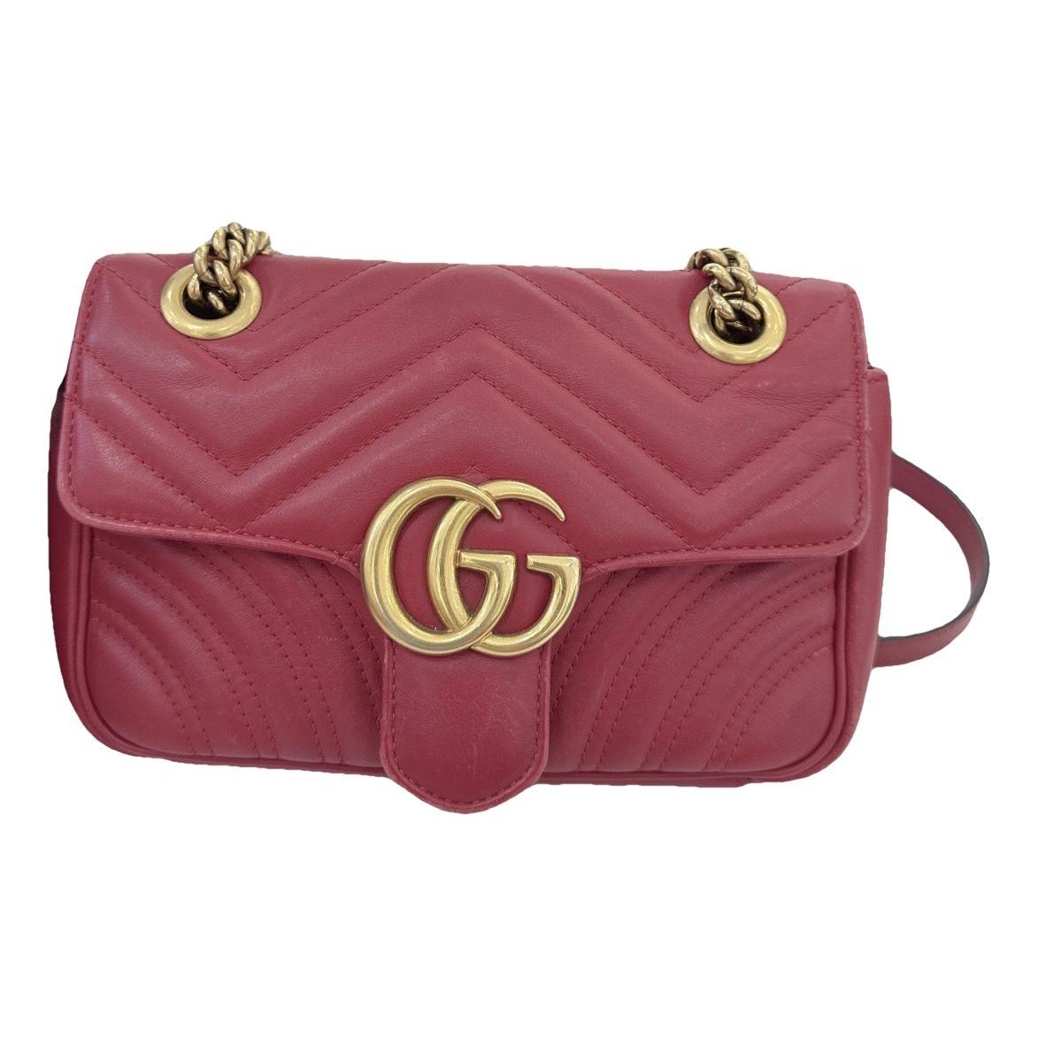 GG Marmont Flap leather handbag