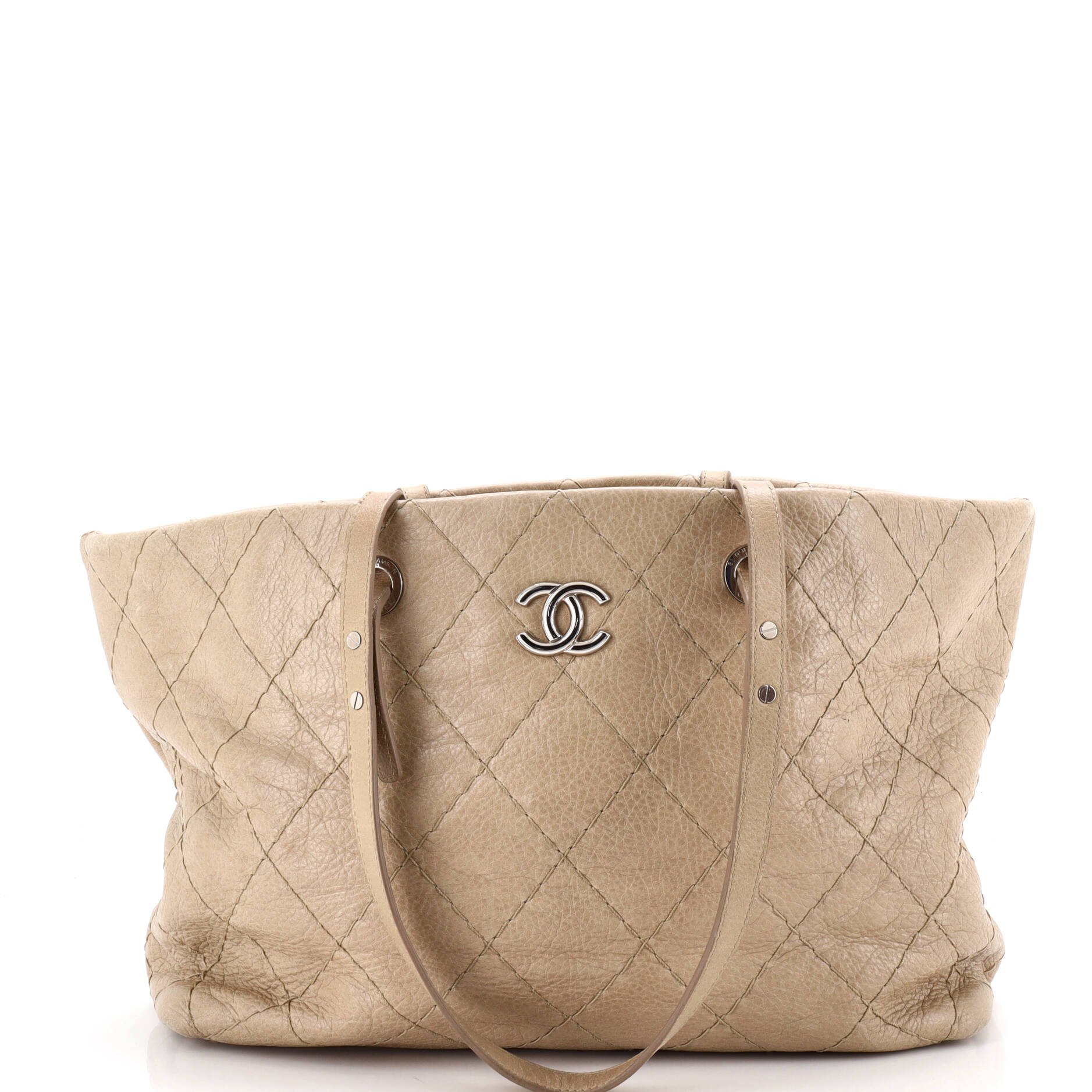 On The Road Tote Quilted Leather Large