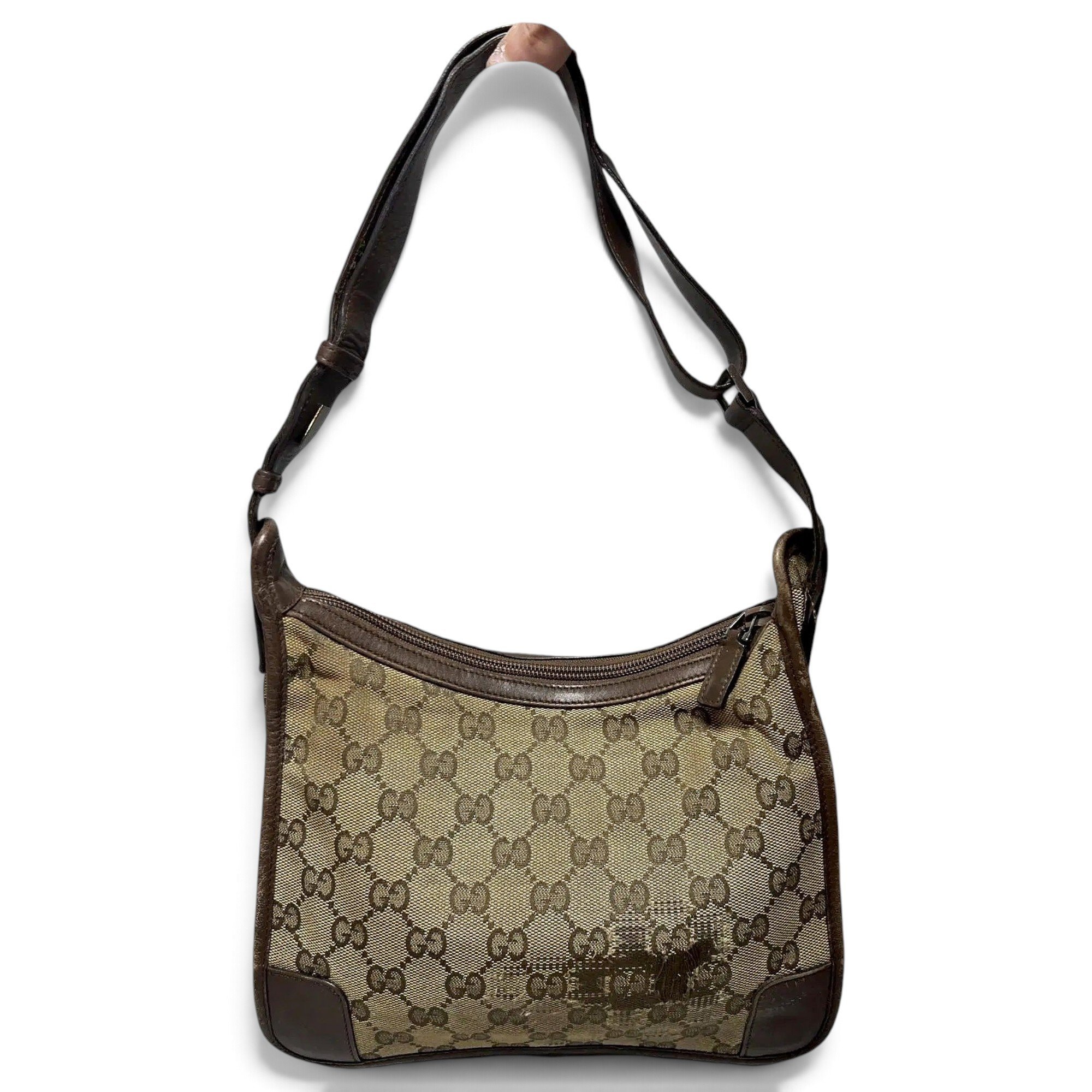 Square G cloth handbag