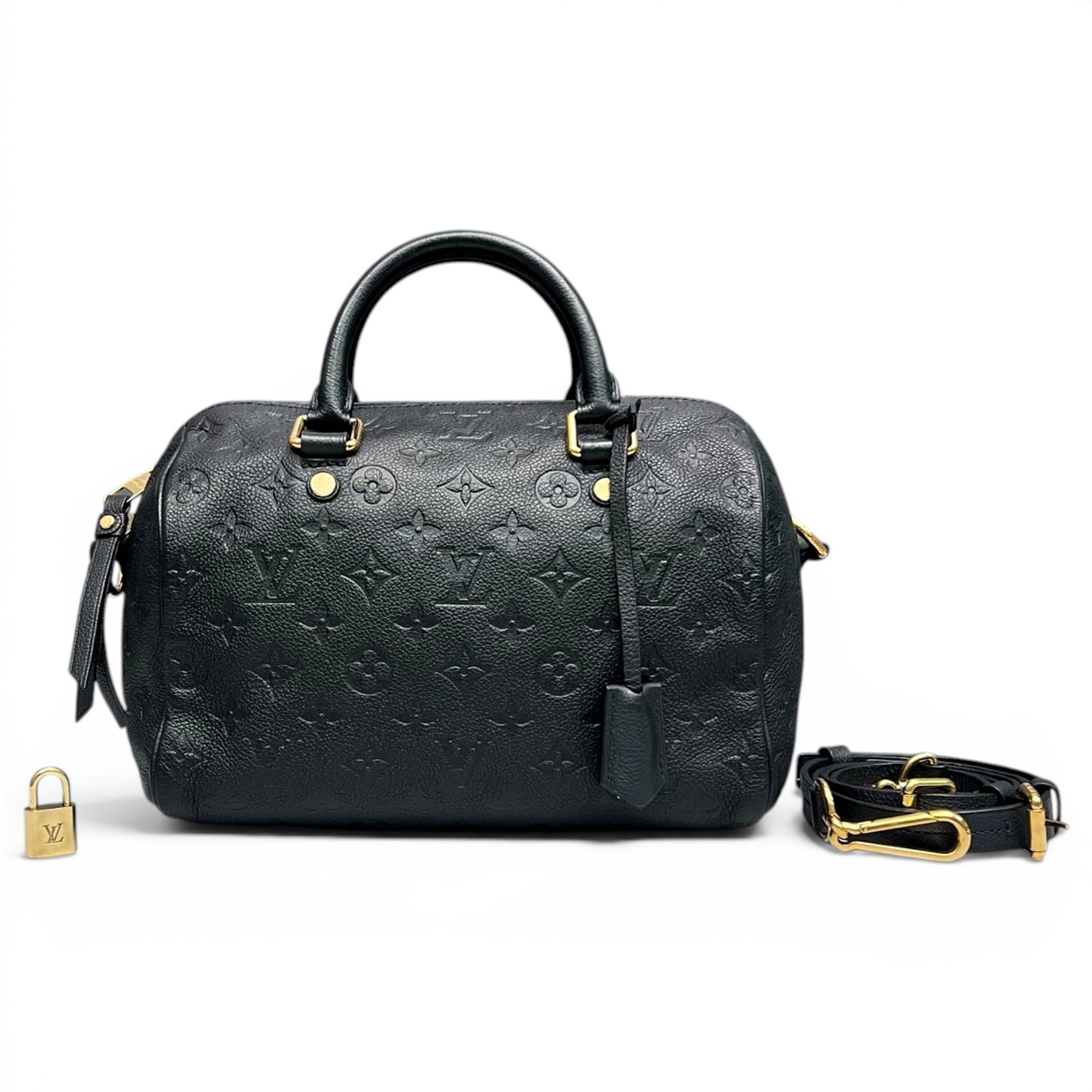 Speedy leather handbag