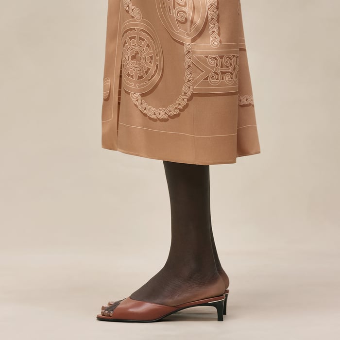 Beige Zénith "l'Enseigne Du Sellier" Caftan