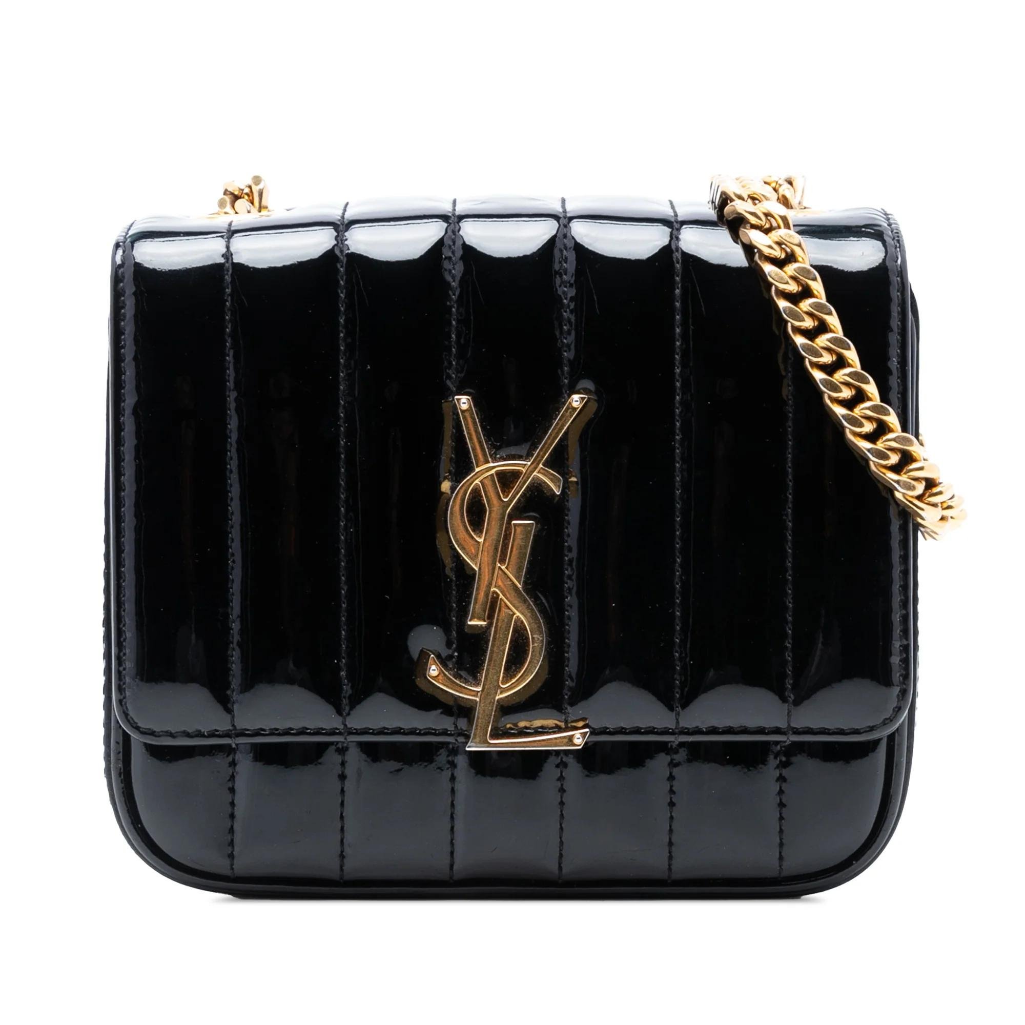 Vicky patent leather handbag