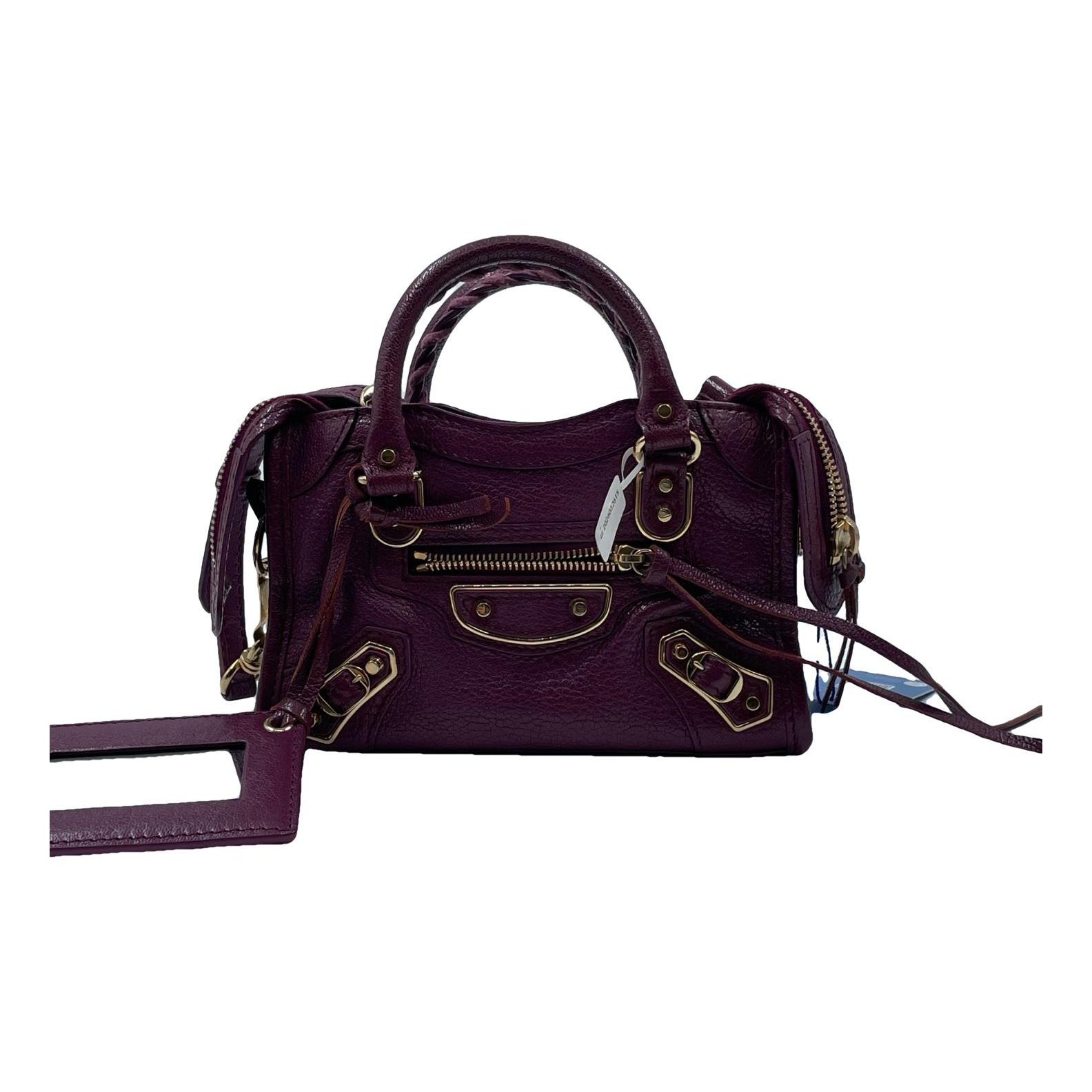 City leather crossbody bag