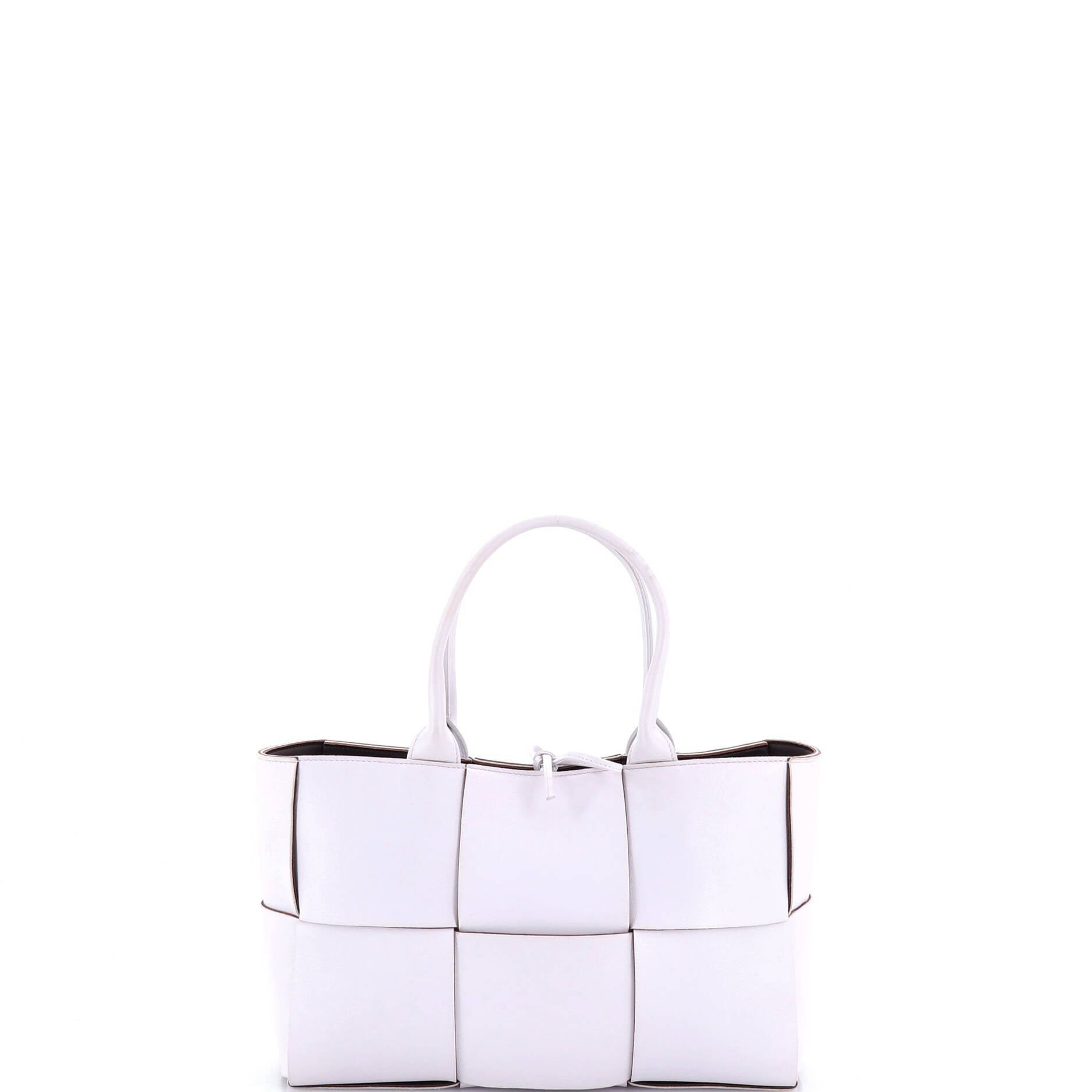 Bottega Veneta Arco Tote Maxi Intrecciato Leather Small