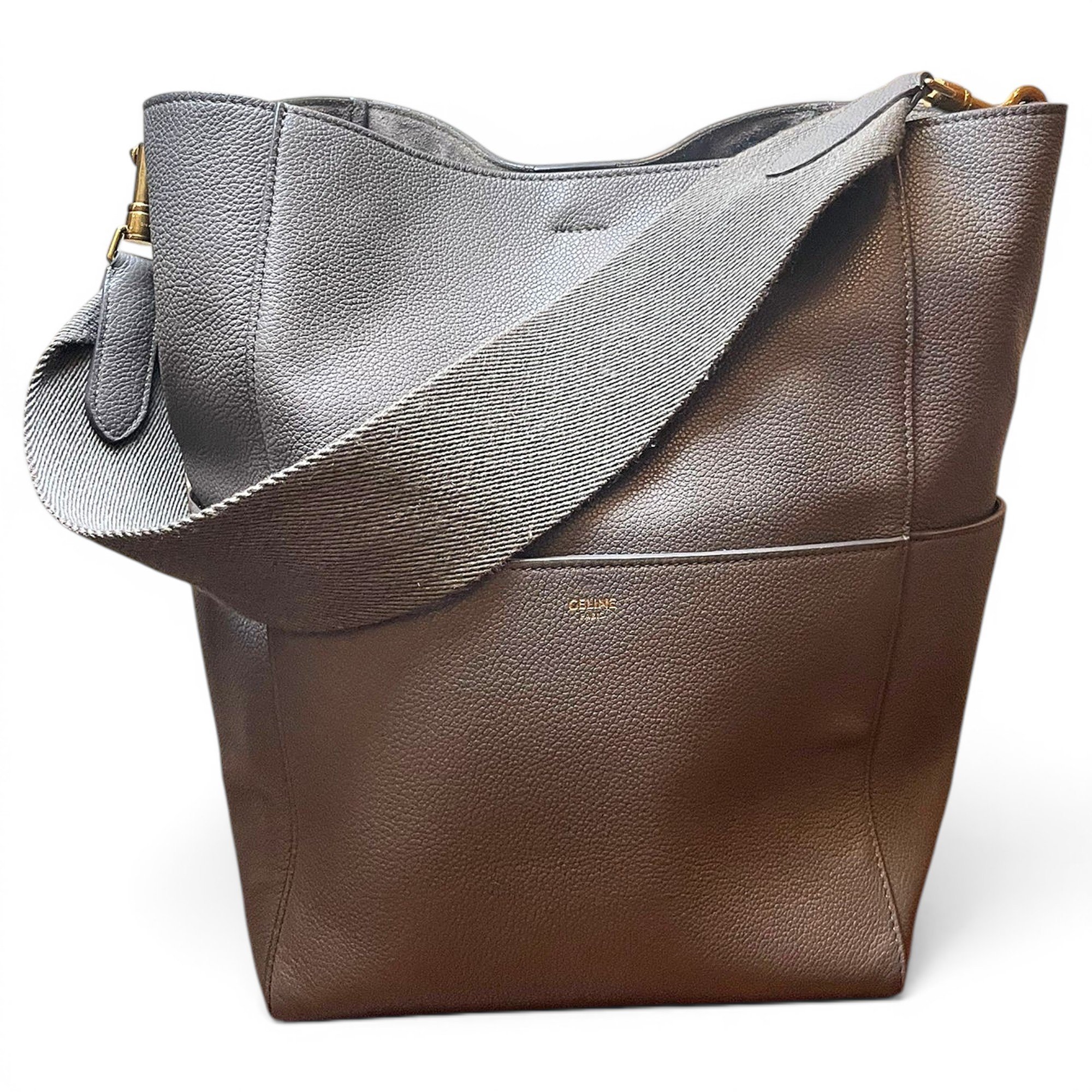 Seau Sangle leather tote
