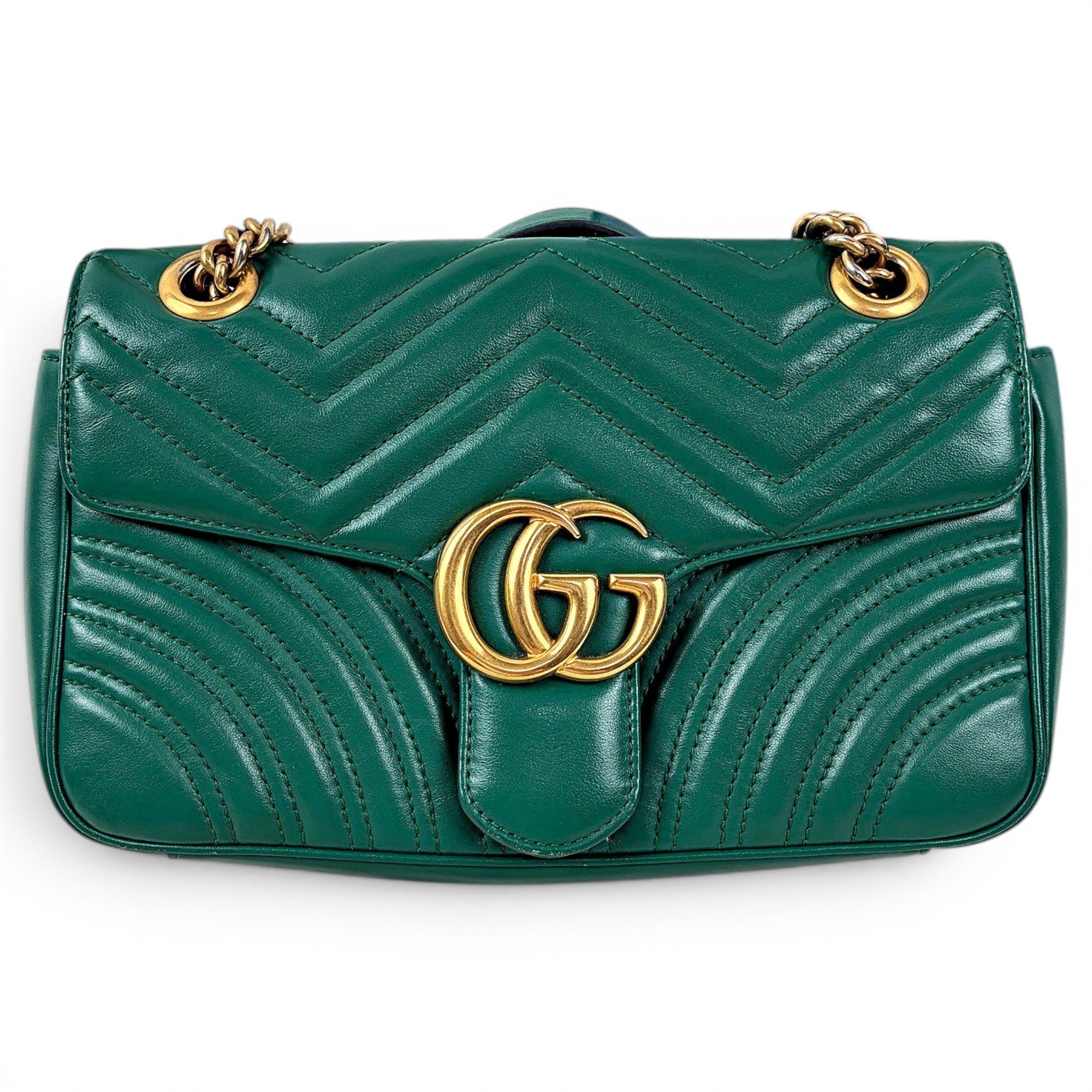 GG Marmont Flap leather handbag