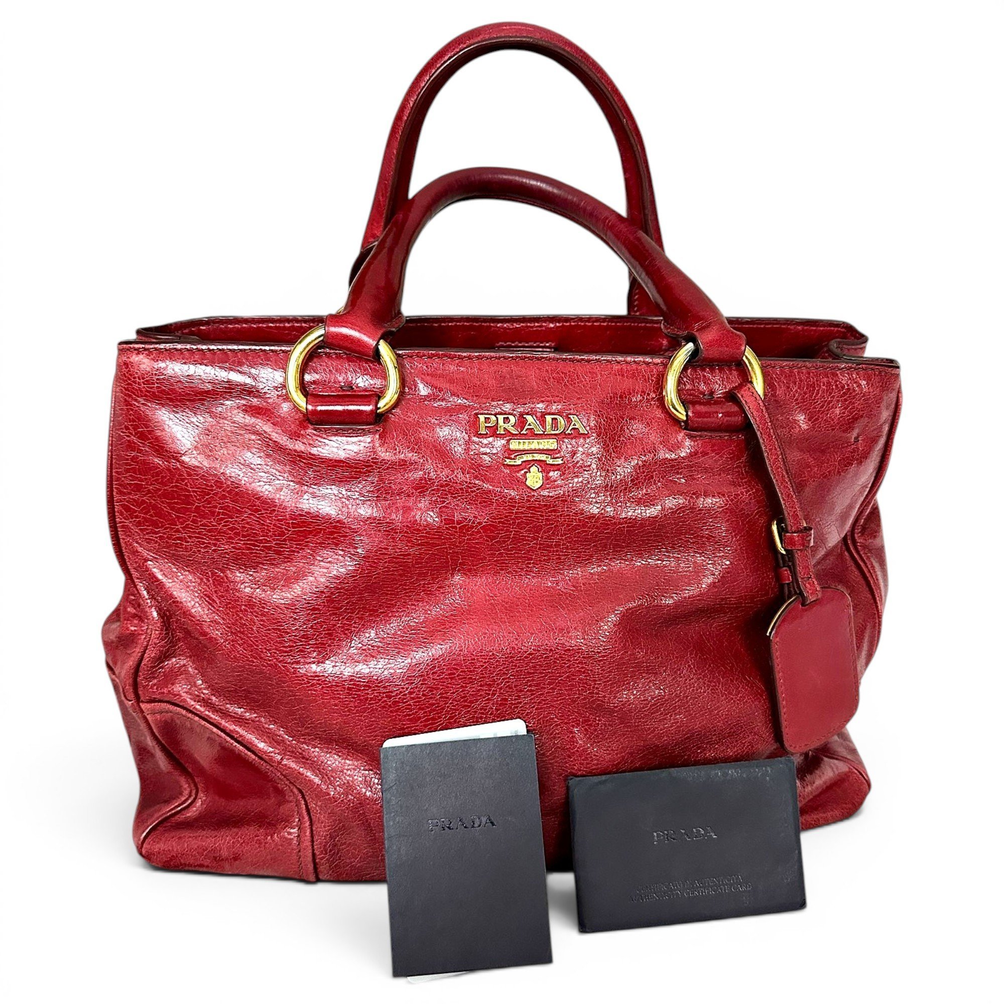 Leather tote