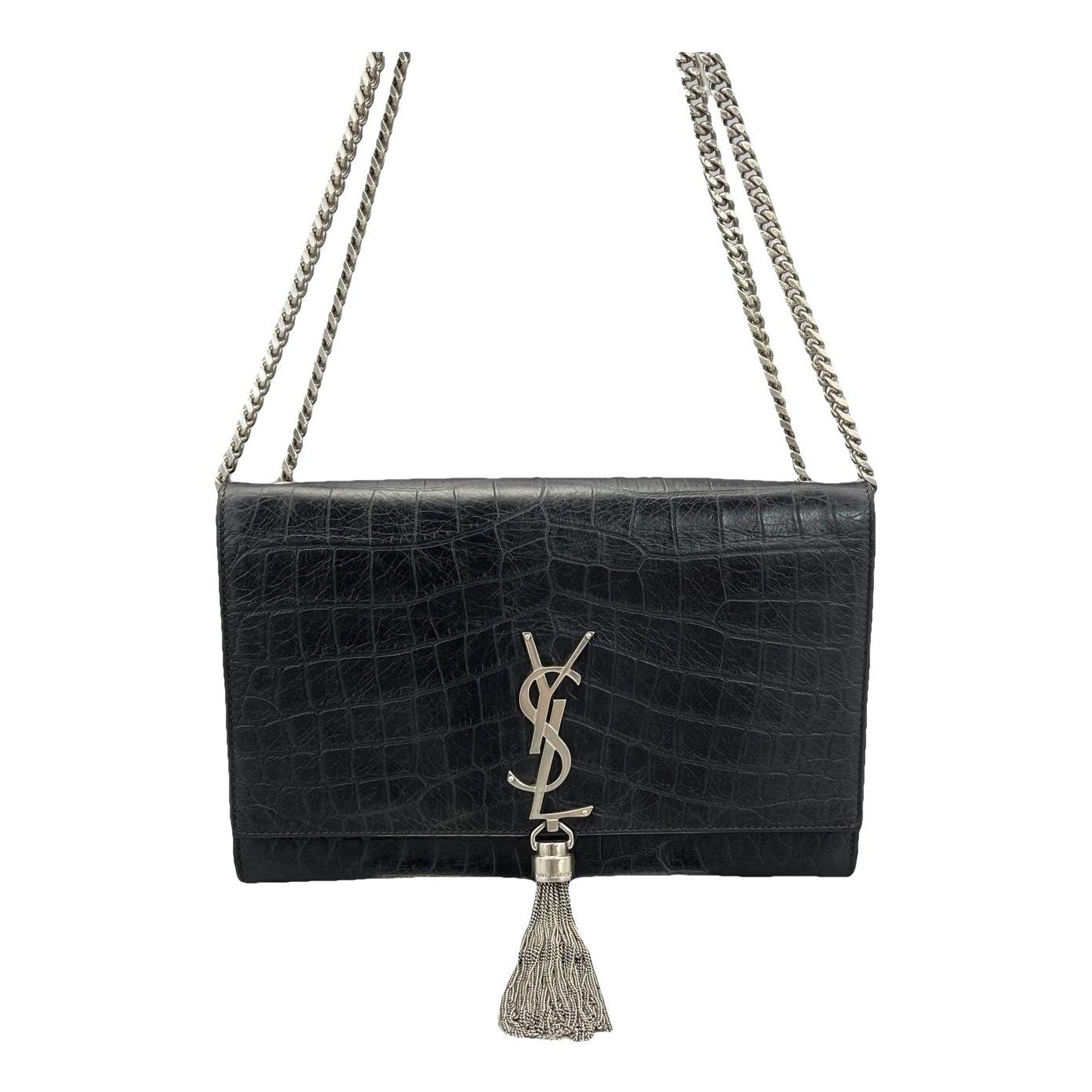 Pompom Kate leather handbag