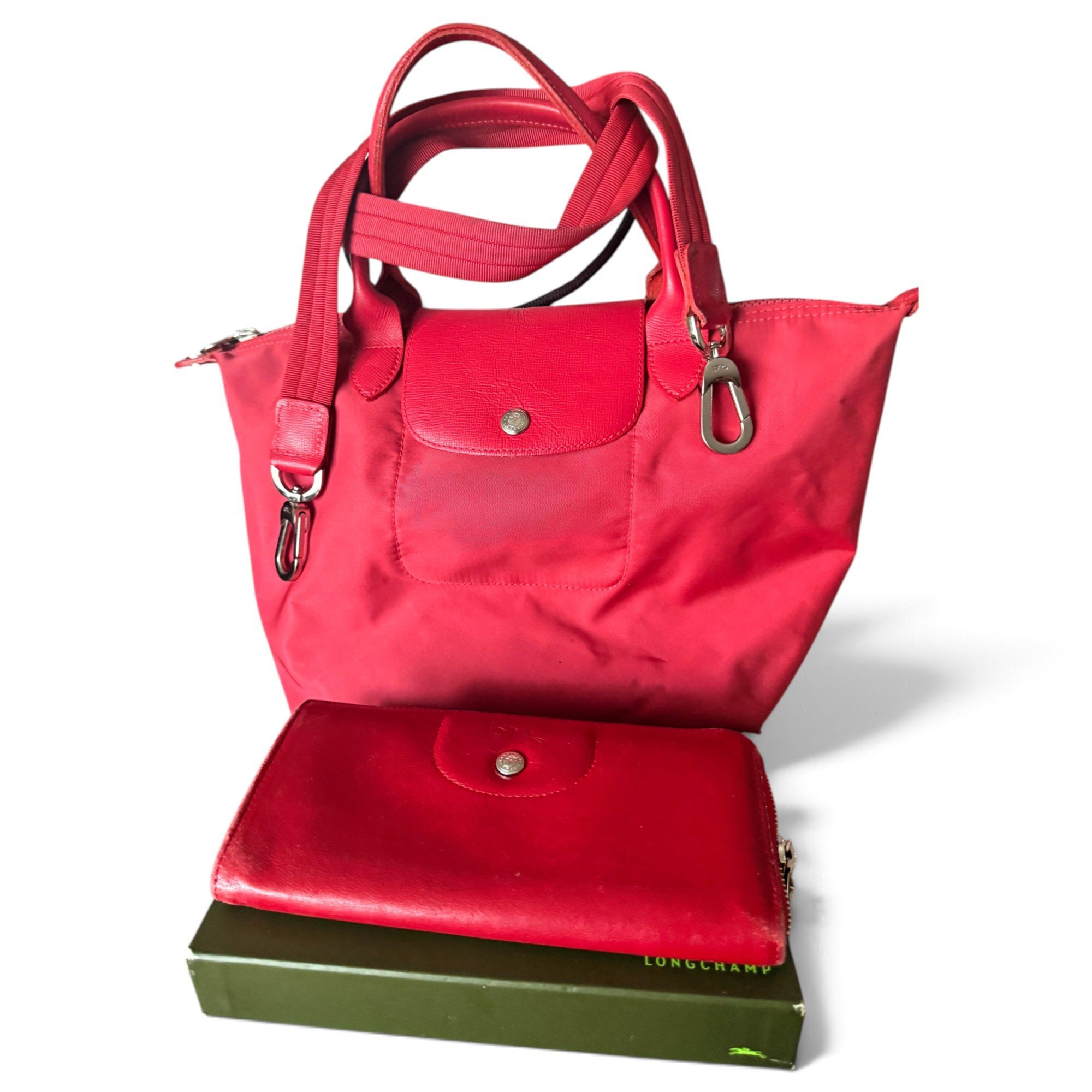 Longchamp Pliage cloth crossbody bag