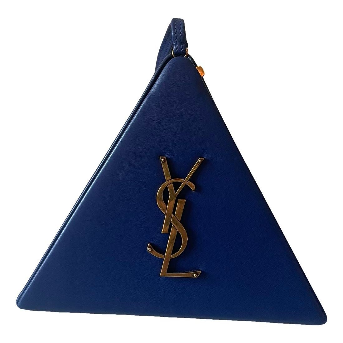 Pyramid Box leather handbag