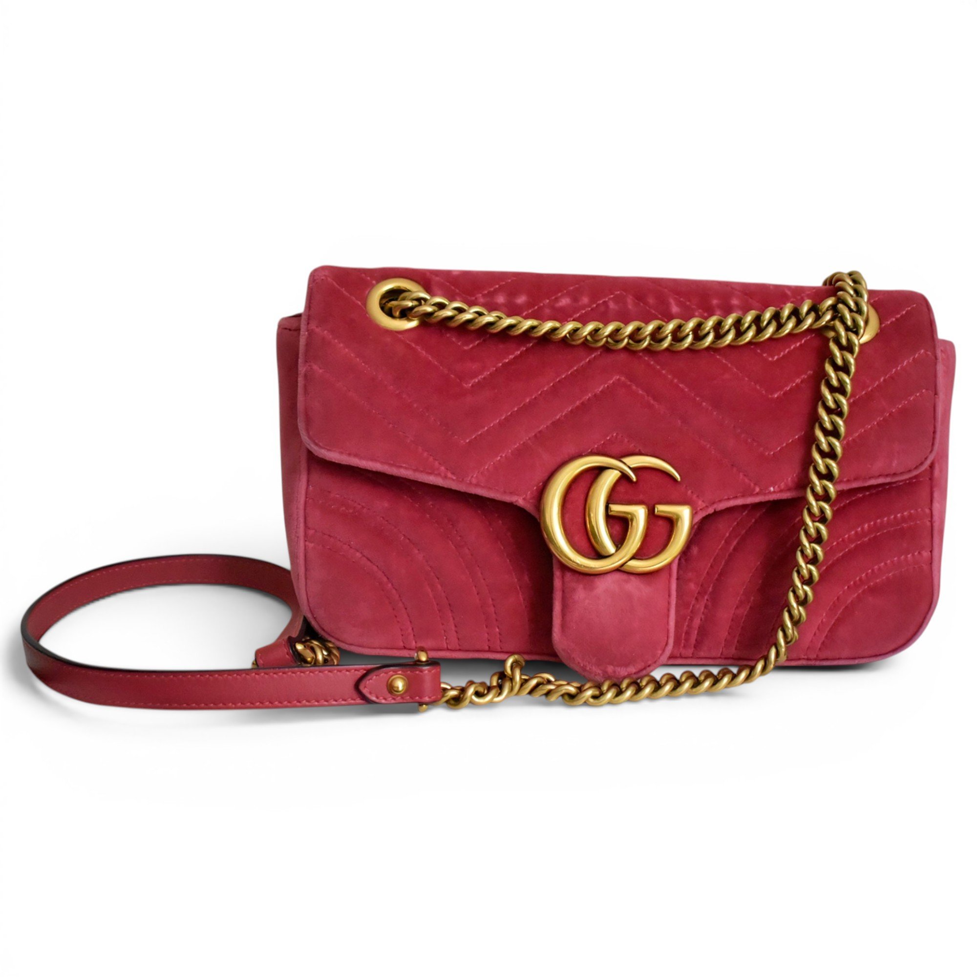 GG Marmont velvet handbag