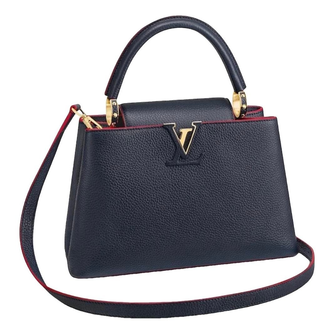 Capucines leather handbag